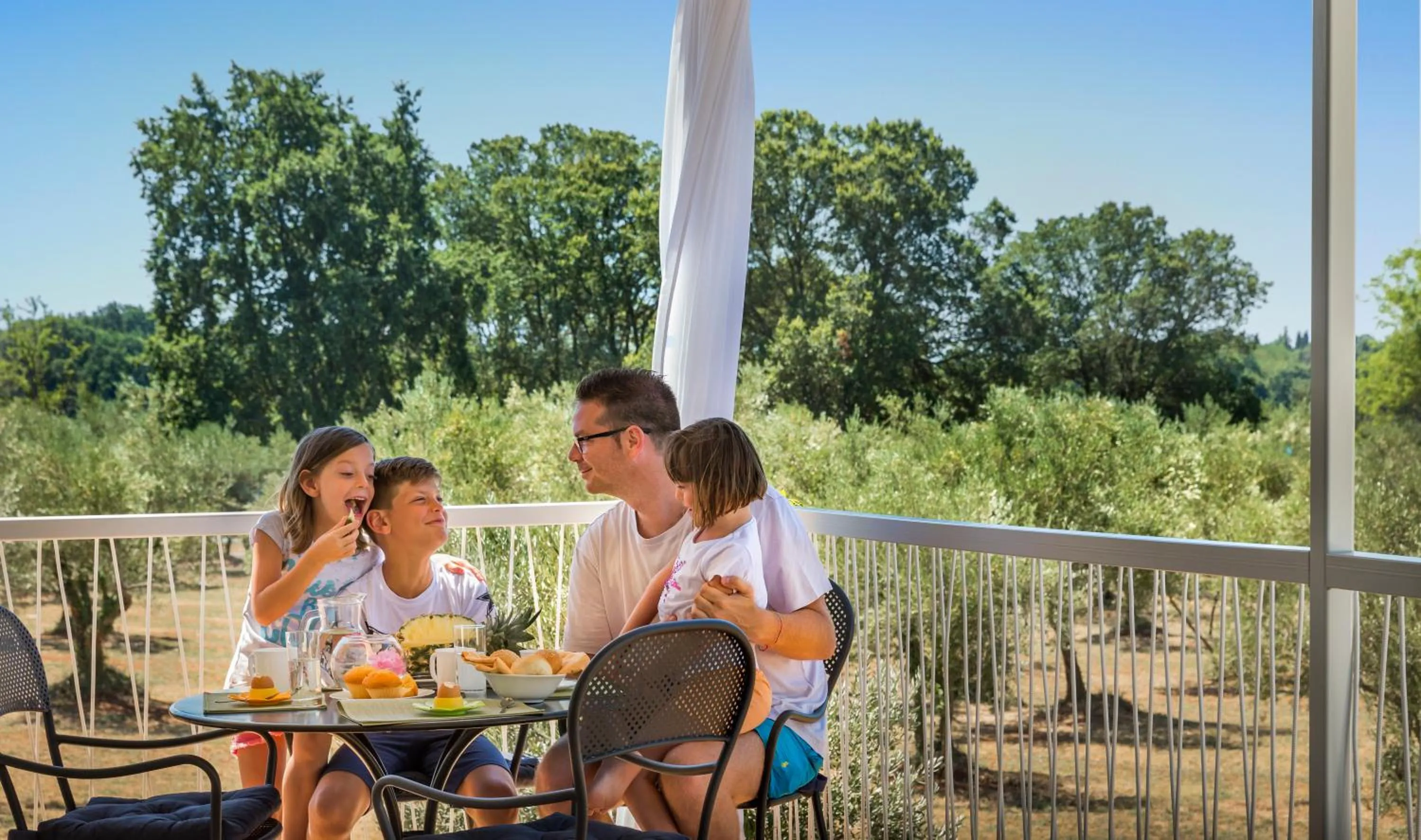 Balcony/Terrace in Aminess Maravea Camping Resort Holiday Homes - Premium