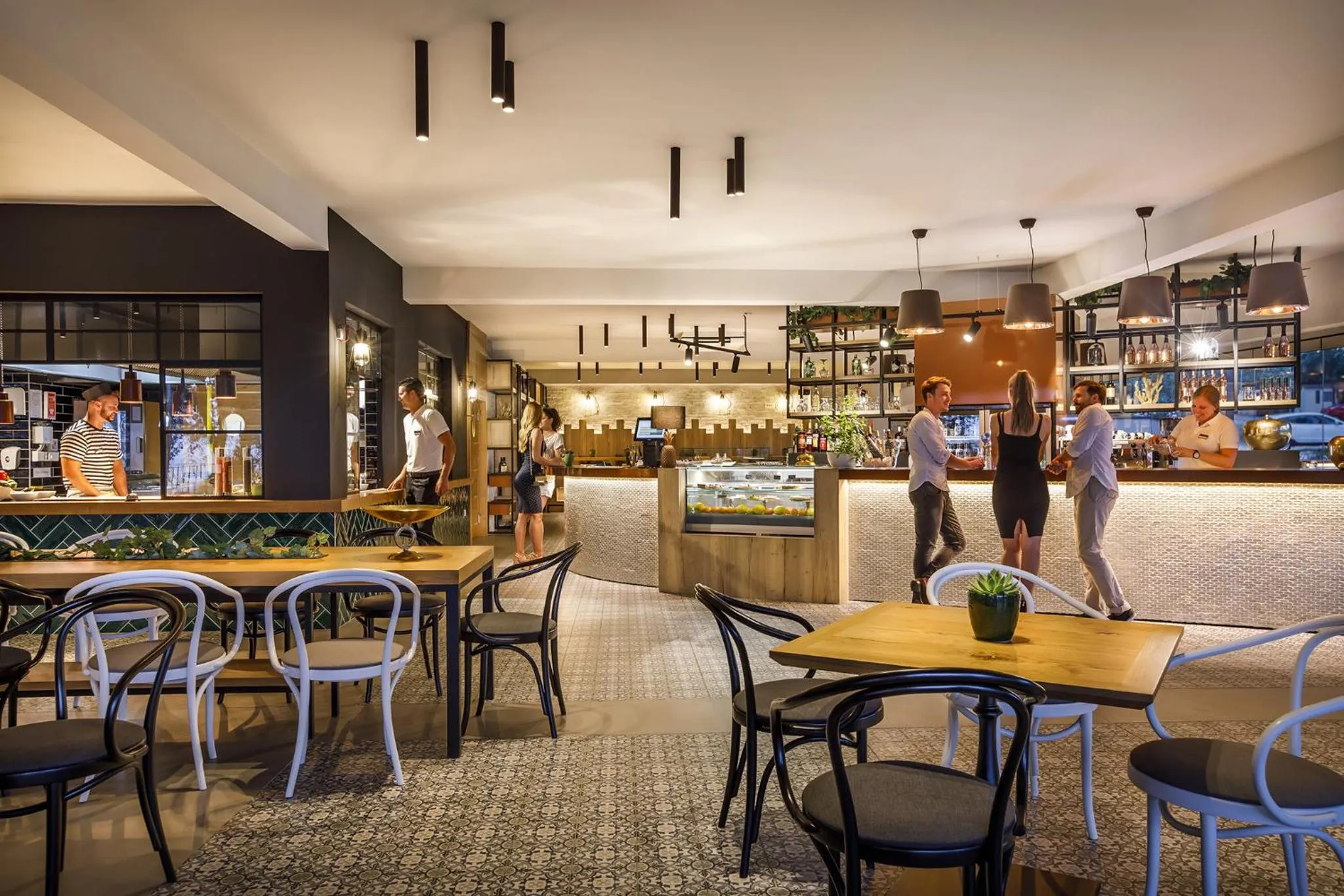 Restaurant/places to eat in Aminess Maravea Camping Resort Holiday Homes - Premium