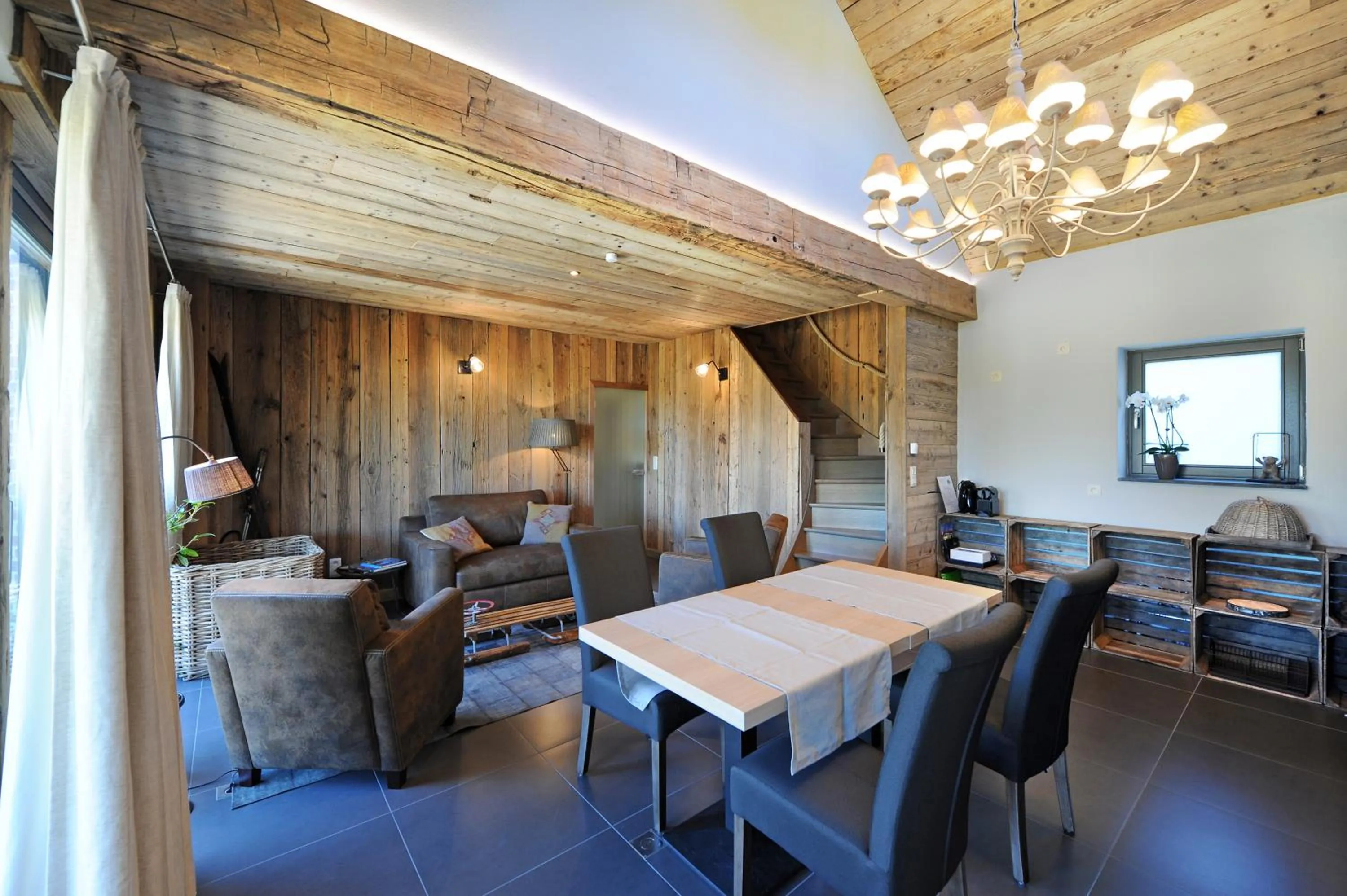 Living room in La Couette de l'Ours