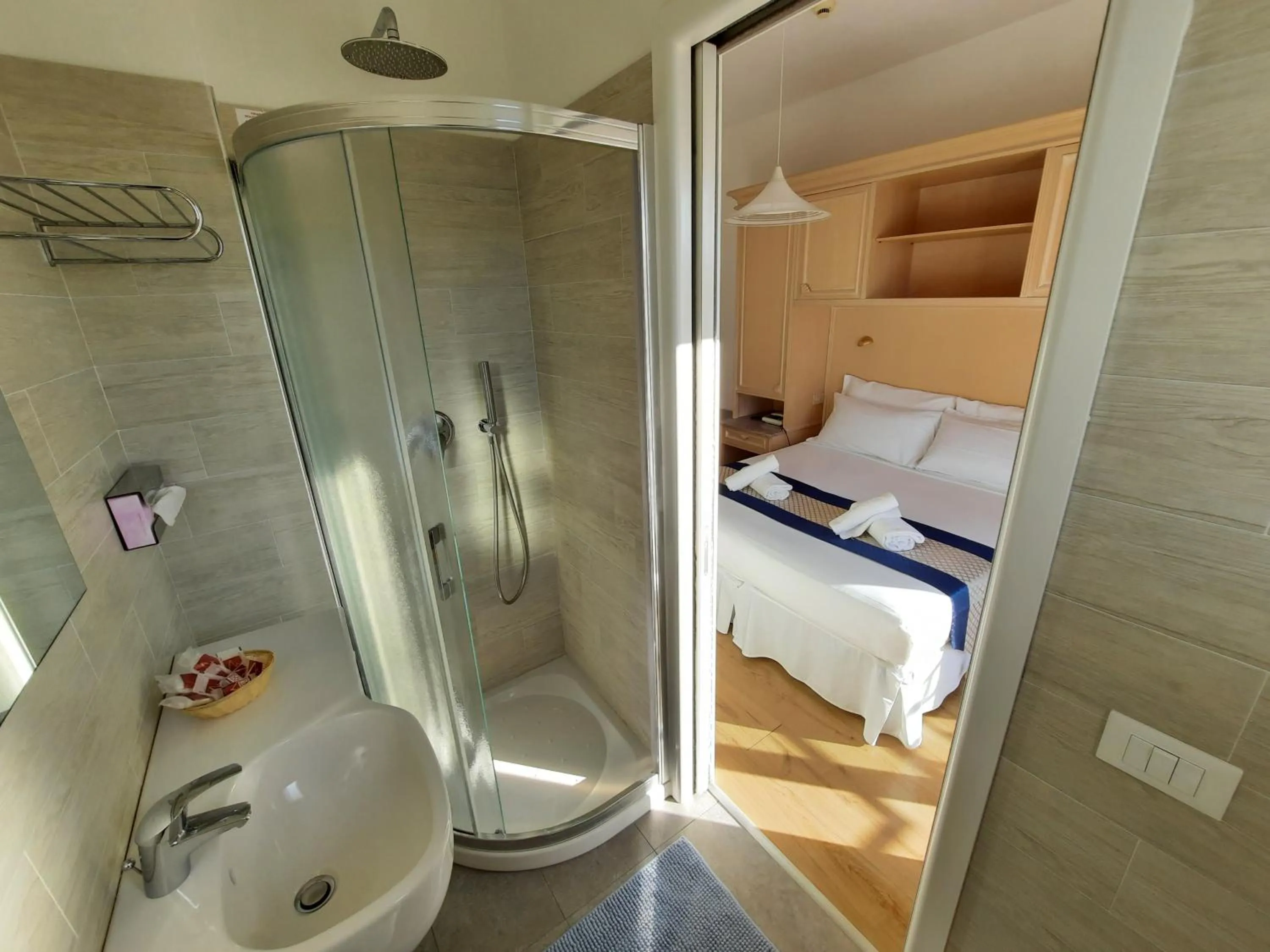 Bed in Hotel Margherita