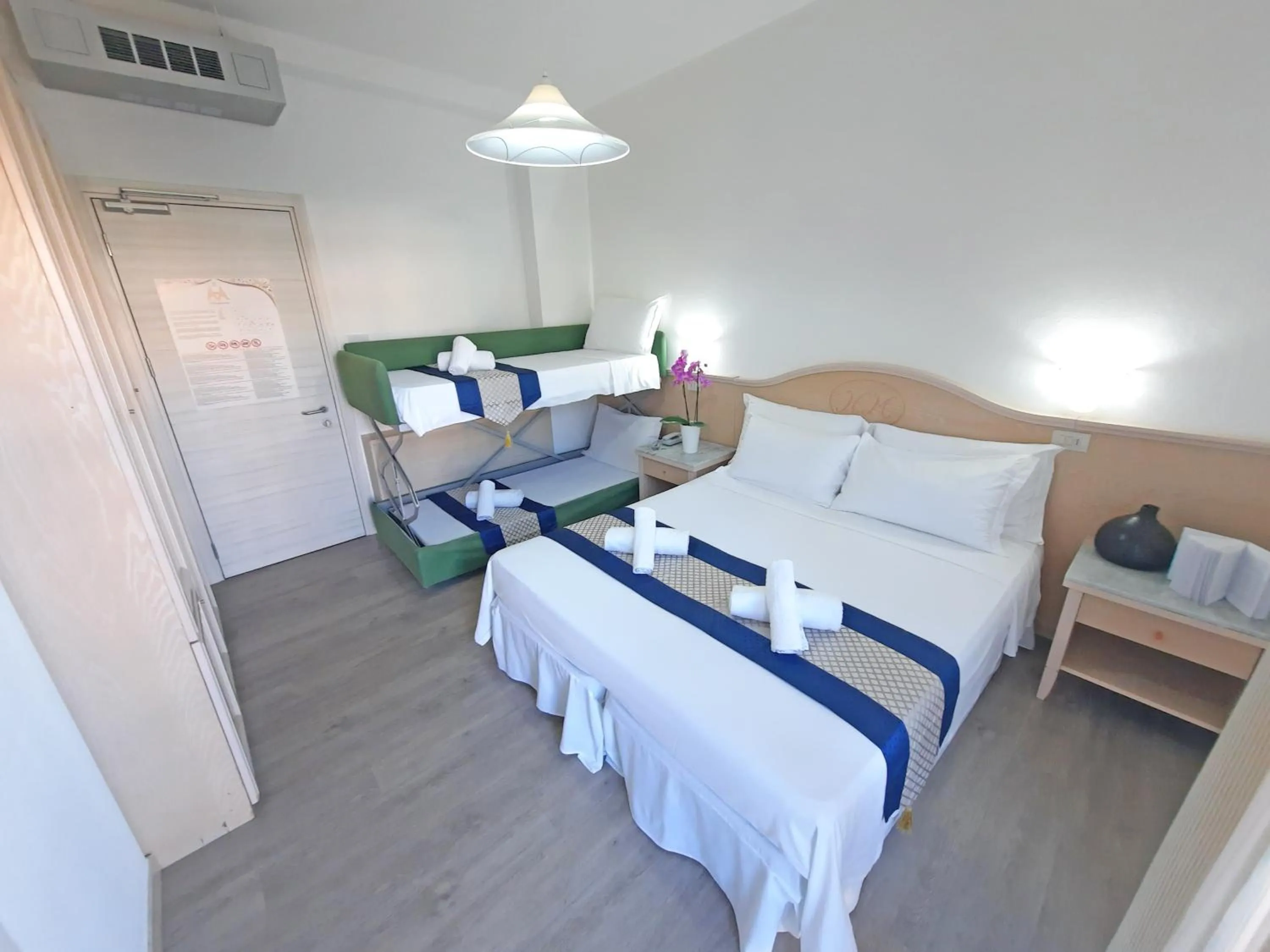 Bed in Hotel Margherita