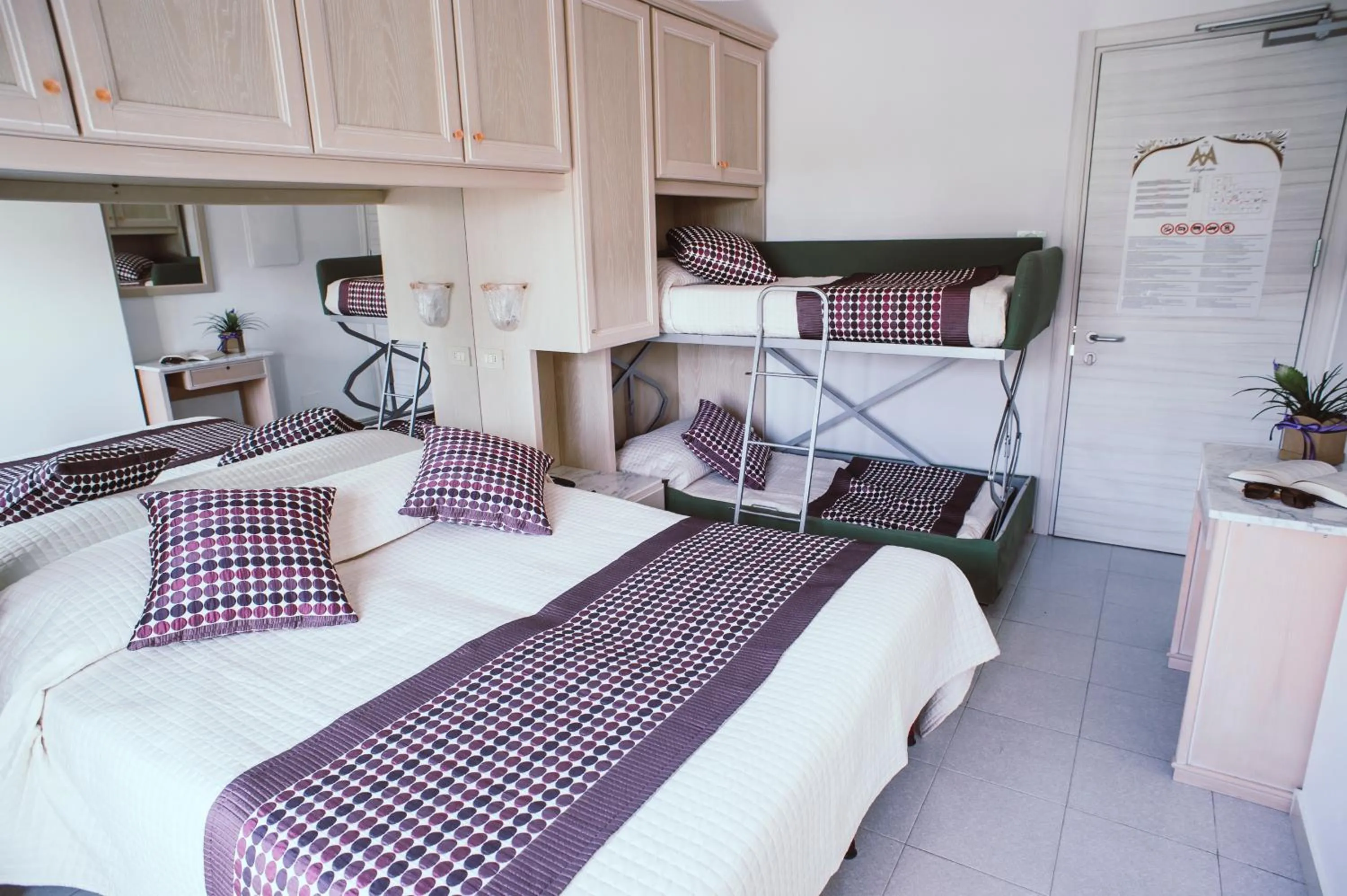 Bed in Hotel Margherita