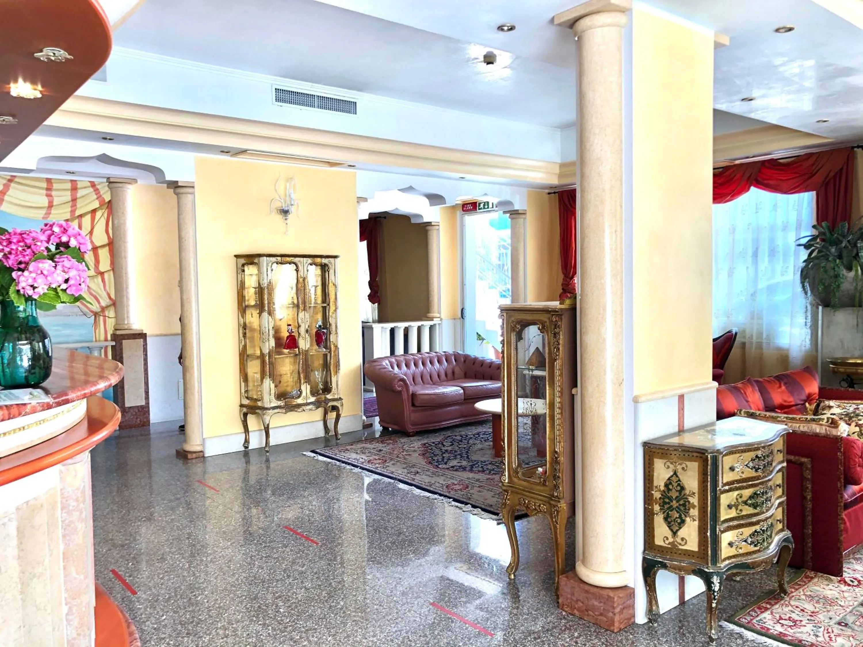 Lobby or reception in Hotel Margherita