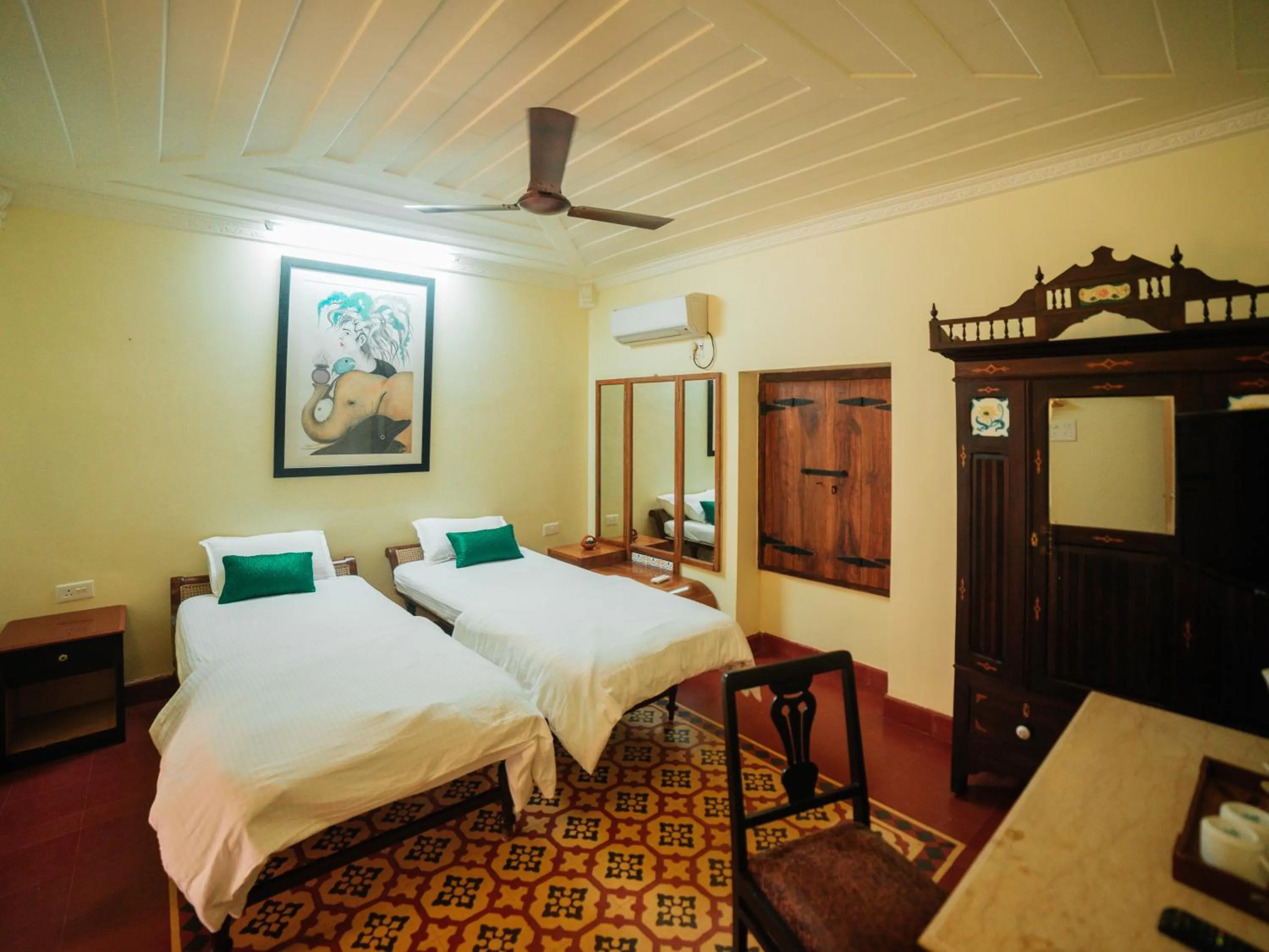 Bed in Casa Menezes - A Heritage Goan Homestay