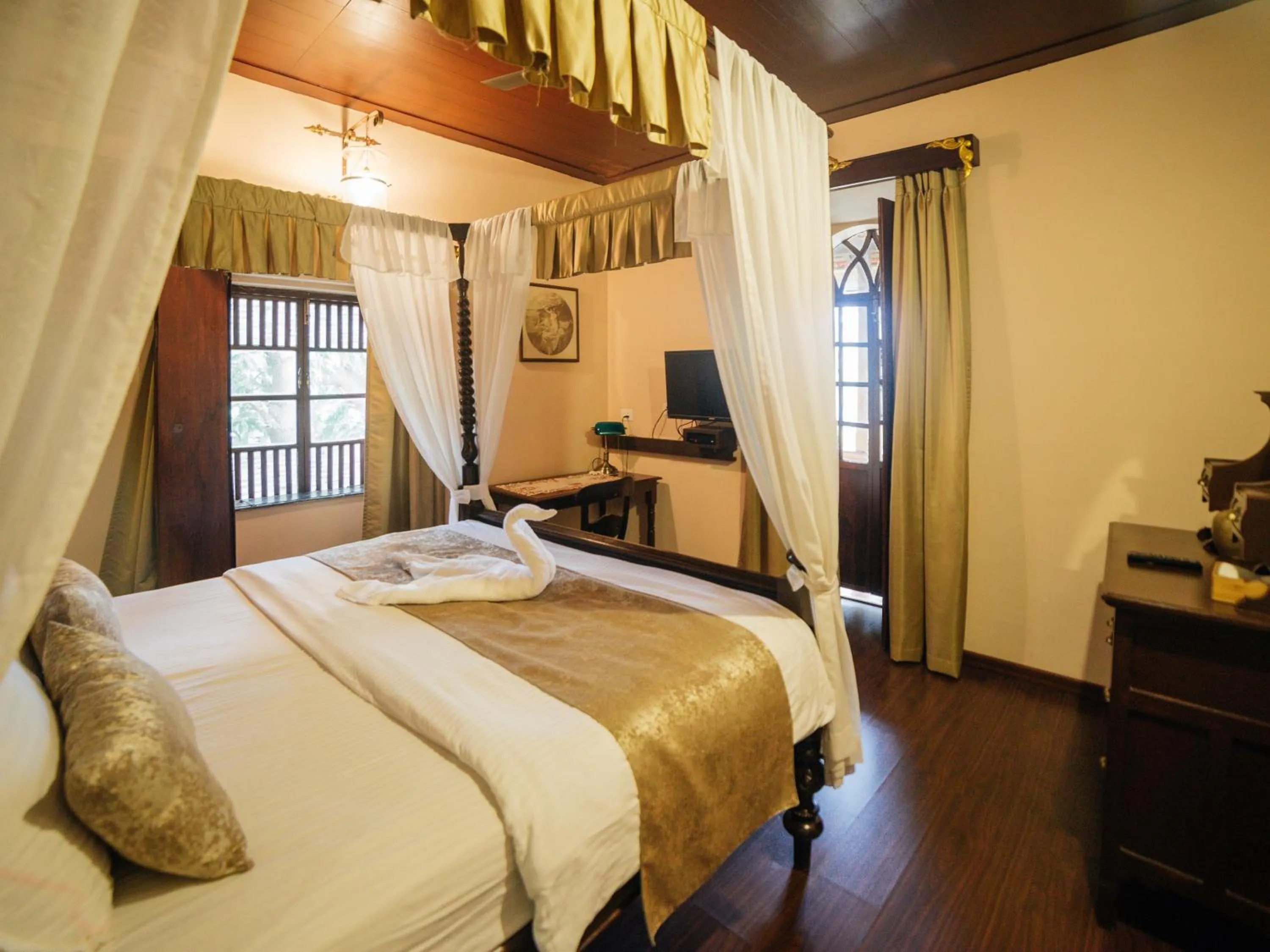 Bed in Casa Menezes - A Heritage Goan Homestay