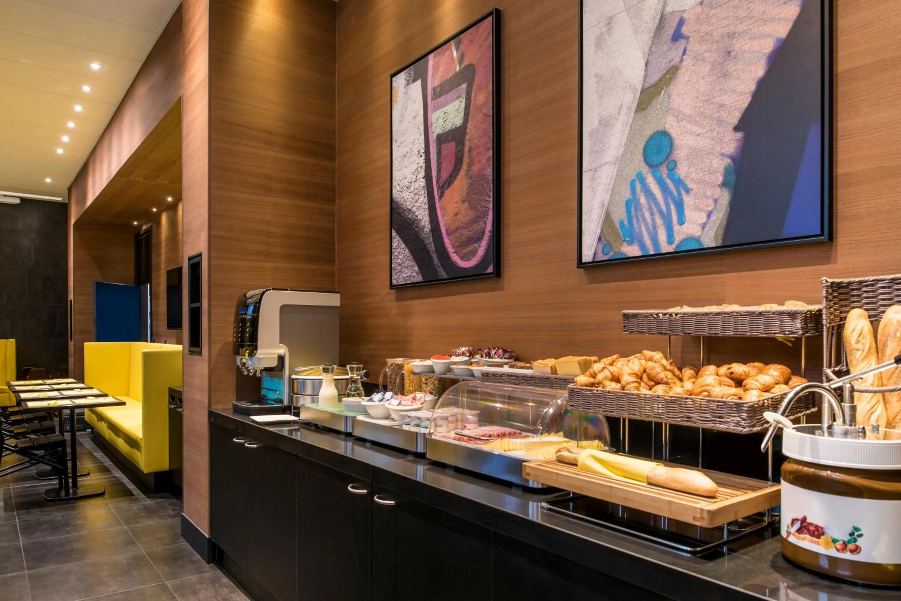 Buffet breakfast in Adagio Paris 19ème Cité de la Musique