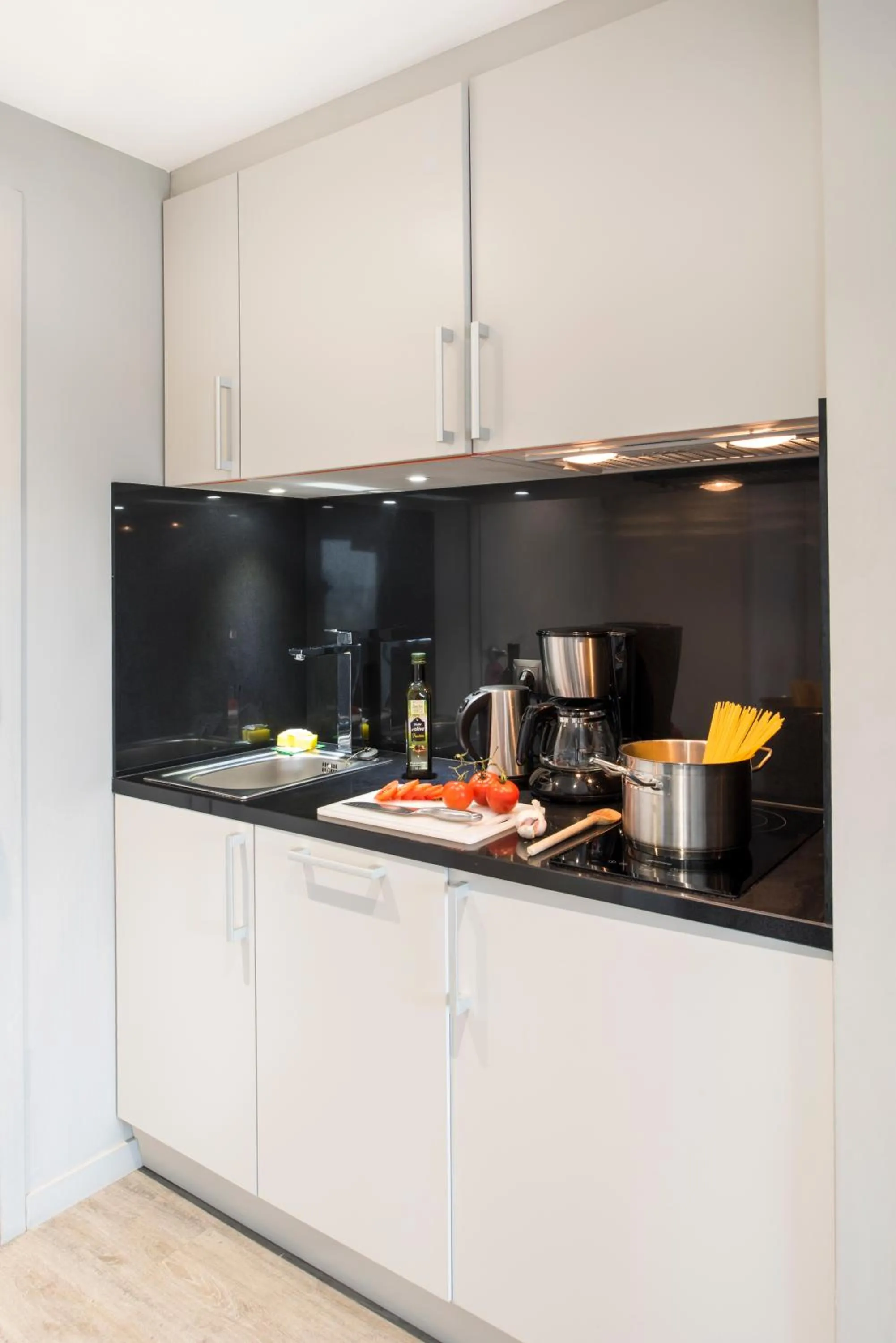 Kitchen or kitchenette in Adagio Paris 19ème Cité de la Musique