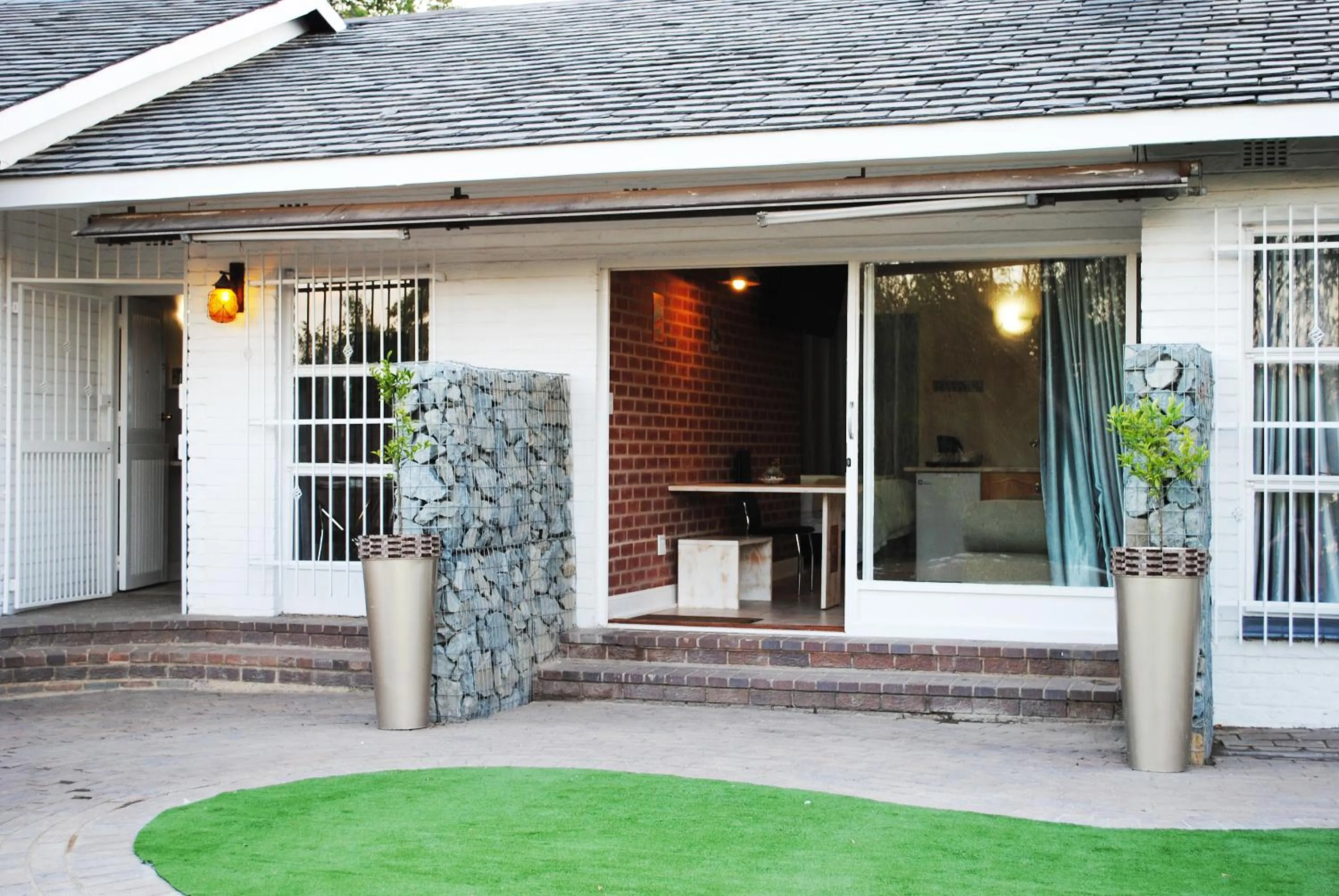 Decorative detail in B and B Sandton