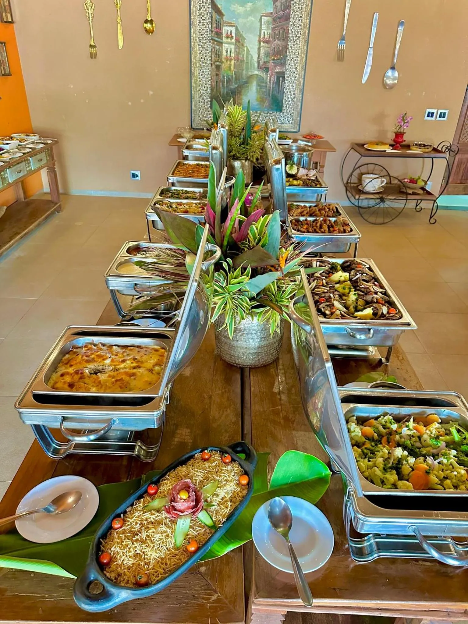 Restaurant/places to eat in Hotel Pousada Villa Itália Olímpia