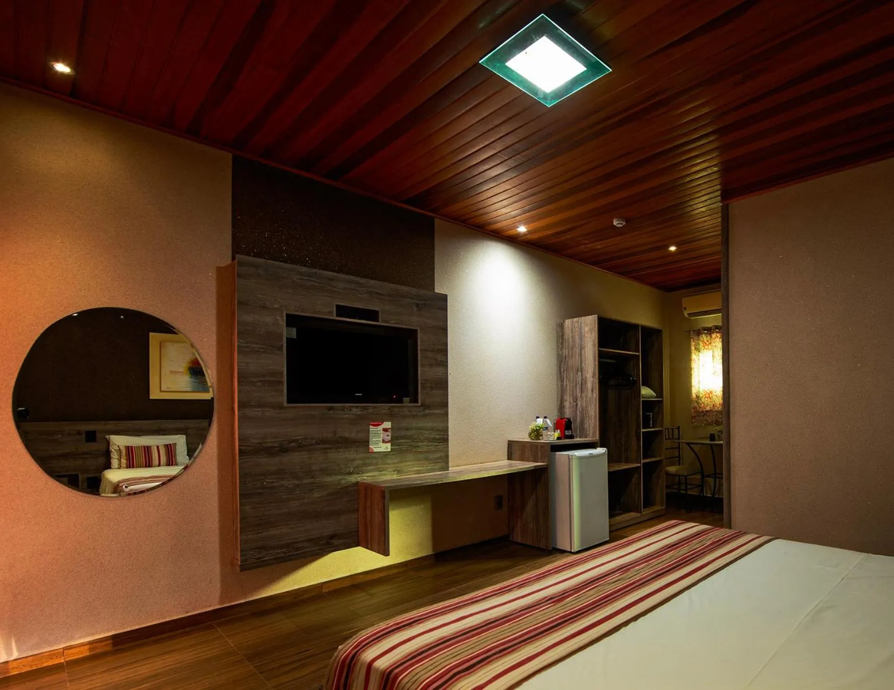 Bed in Hotel Pousada Villa Itália Olímpia