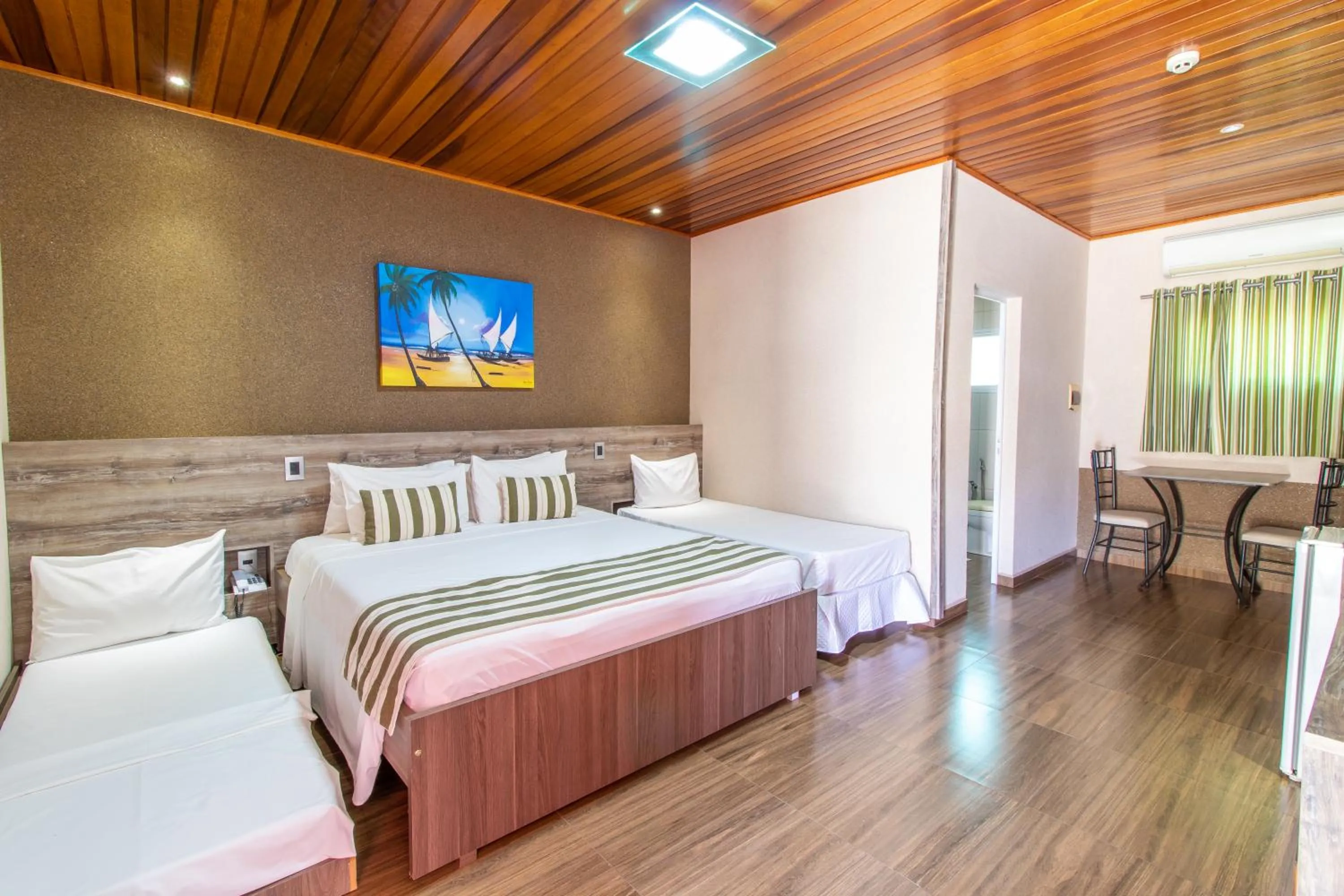 Bed in Hotel Pousada Villa Itália Olímpia