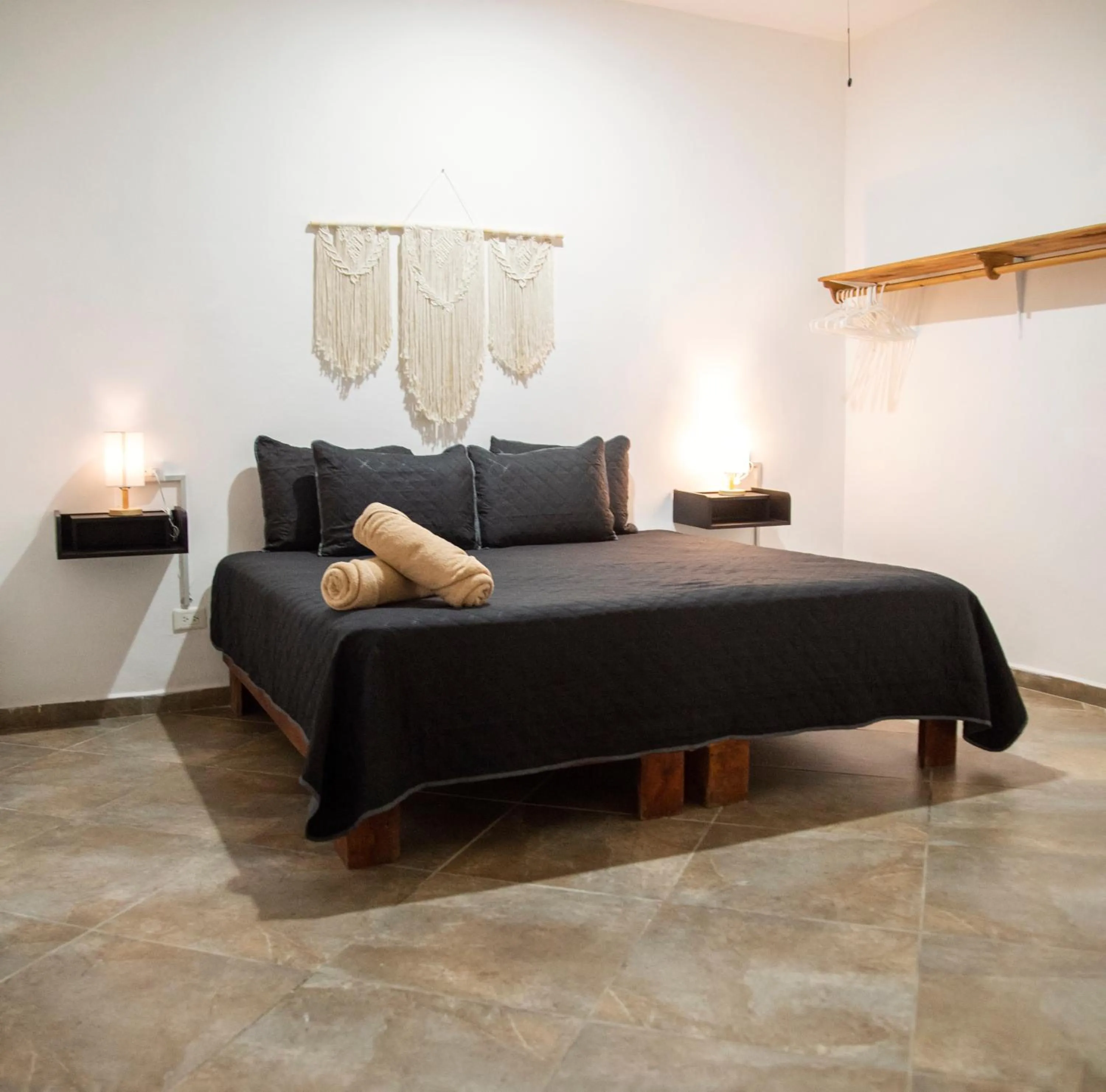 Bed in Sonido del mar Hotel Boutique & Yoga Loft