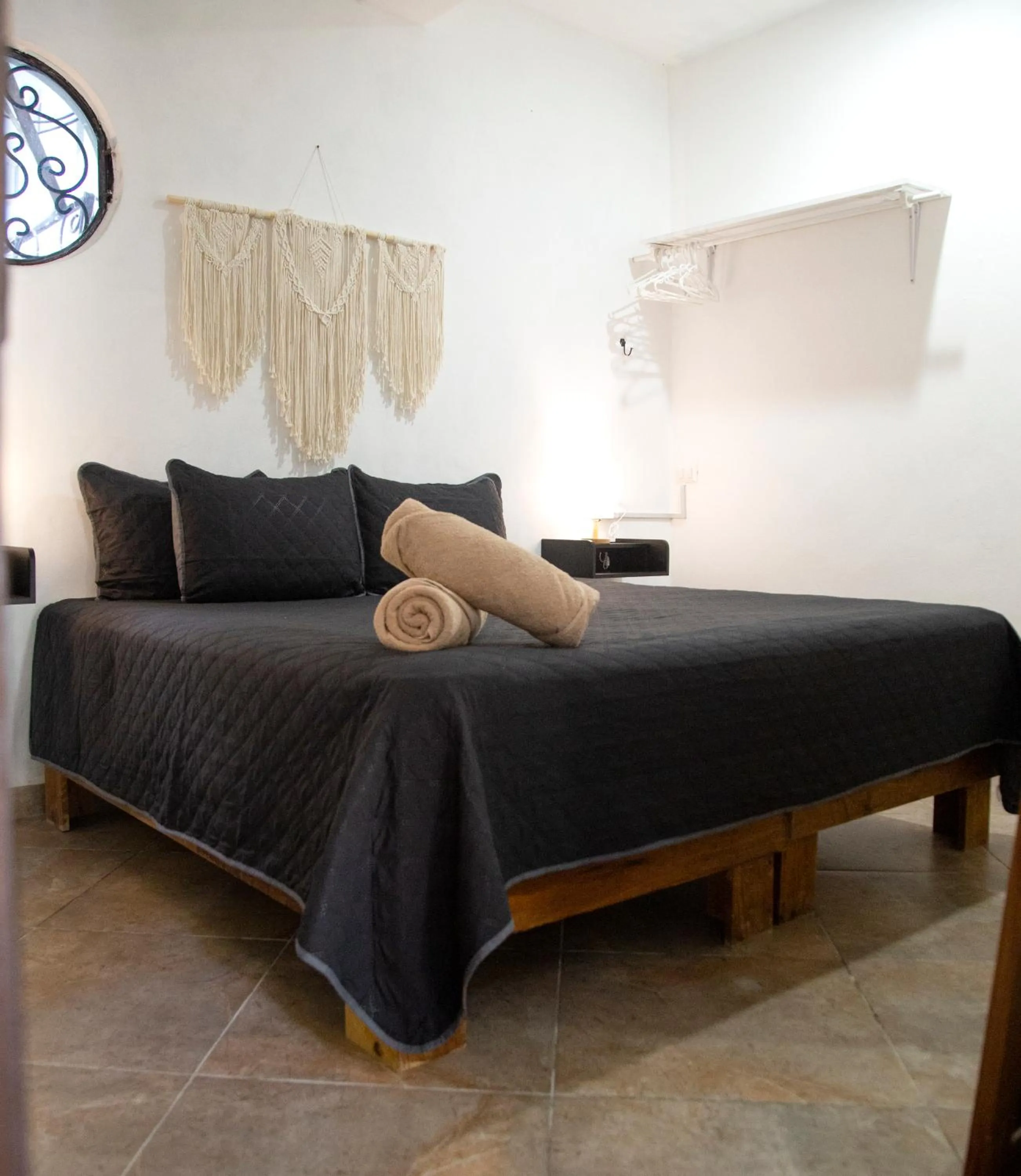 Bed in Sonido del mar Hotel Boutique & Yoga Loft