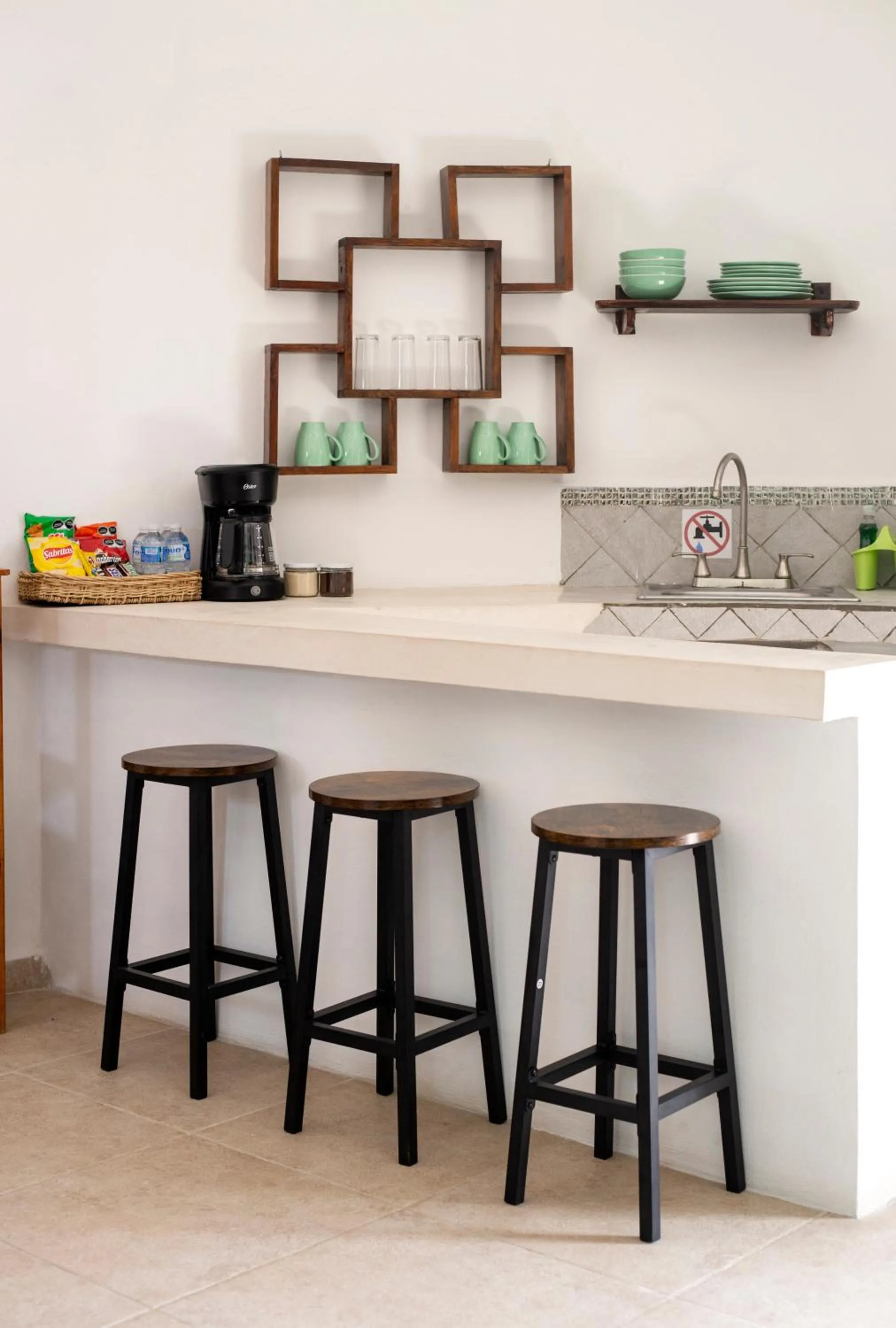 kitchen in Sonido del mar Hotel Boutique & Yoga Loft