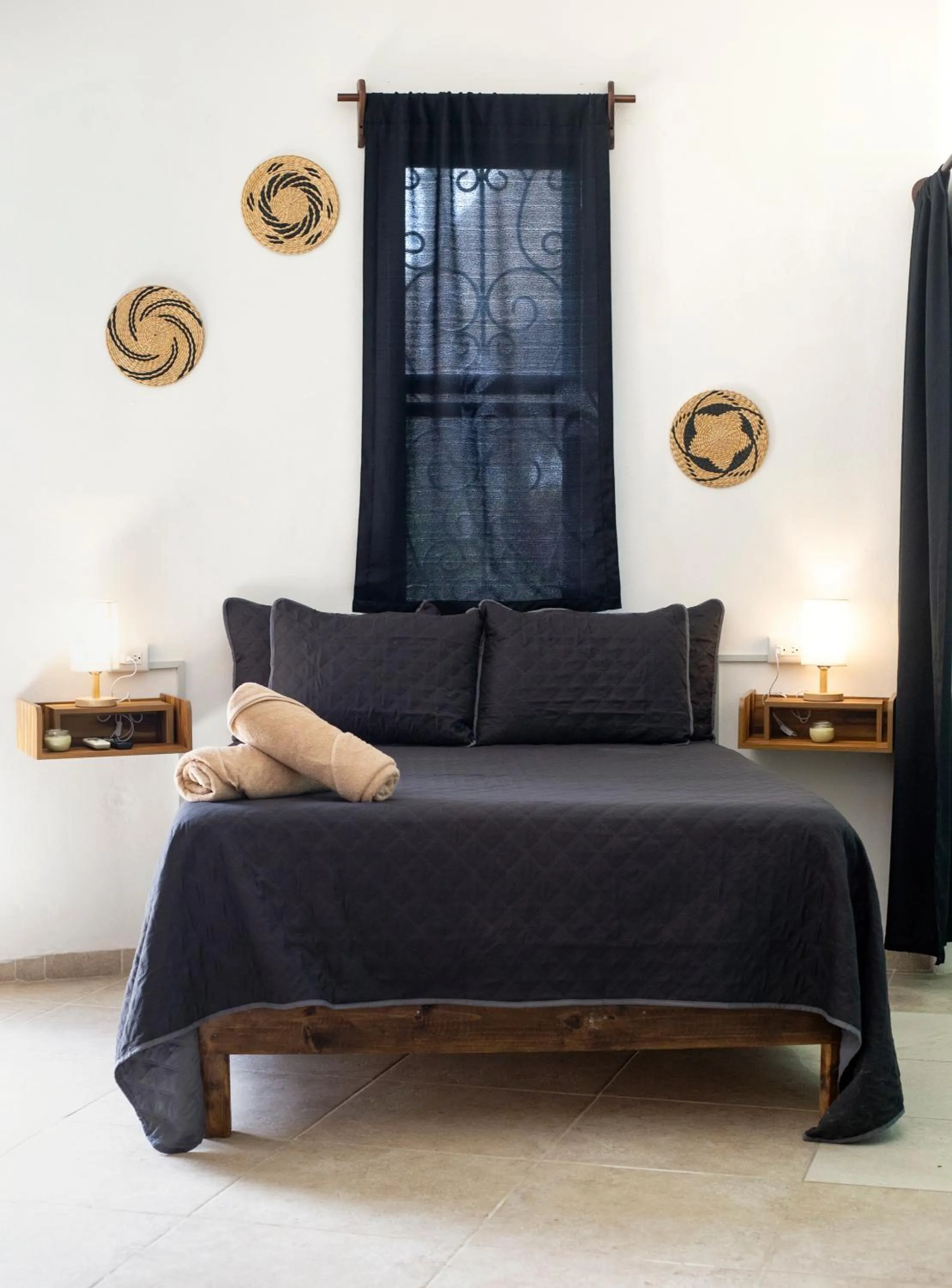 Bed in Sonido del mar Hotel Boutique & Yoga Loft