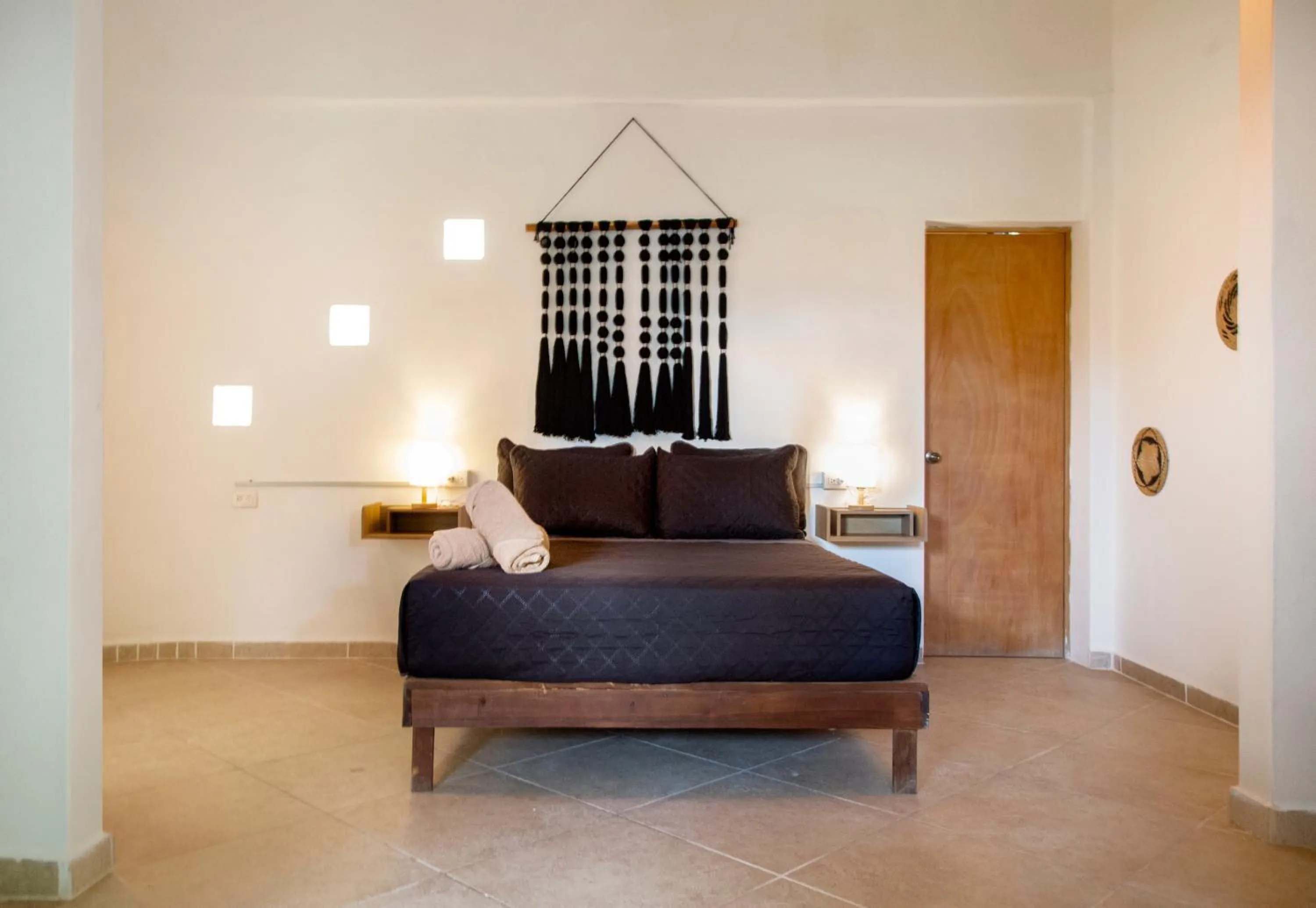 Bed in Sonido del mar Hotel Boutique & Yoga Loft