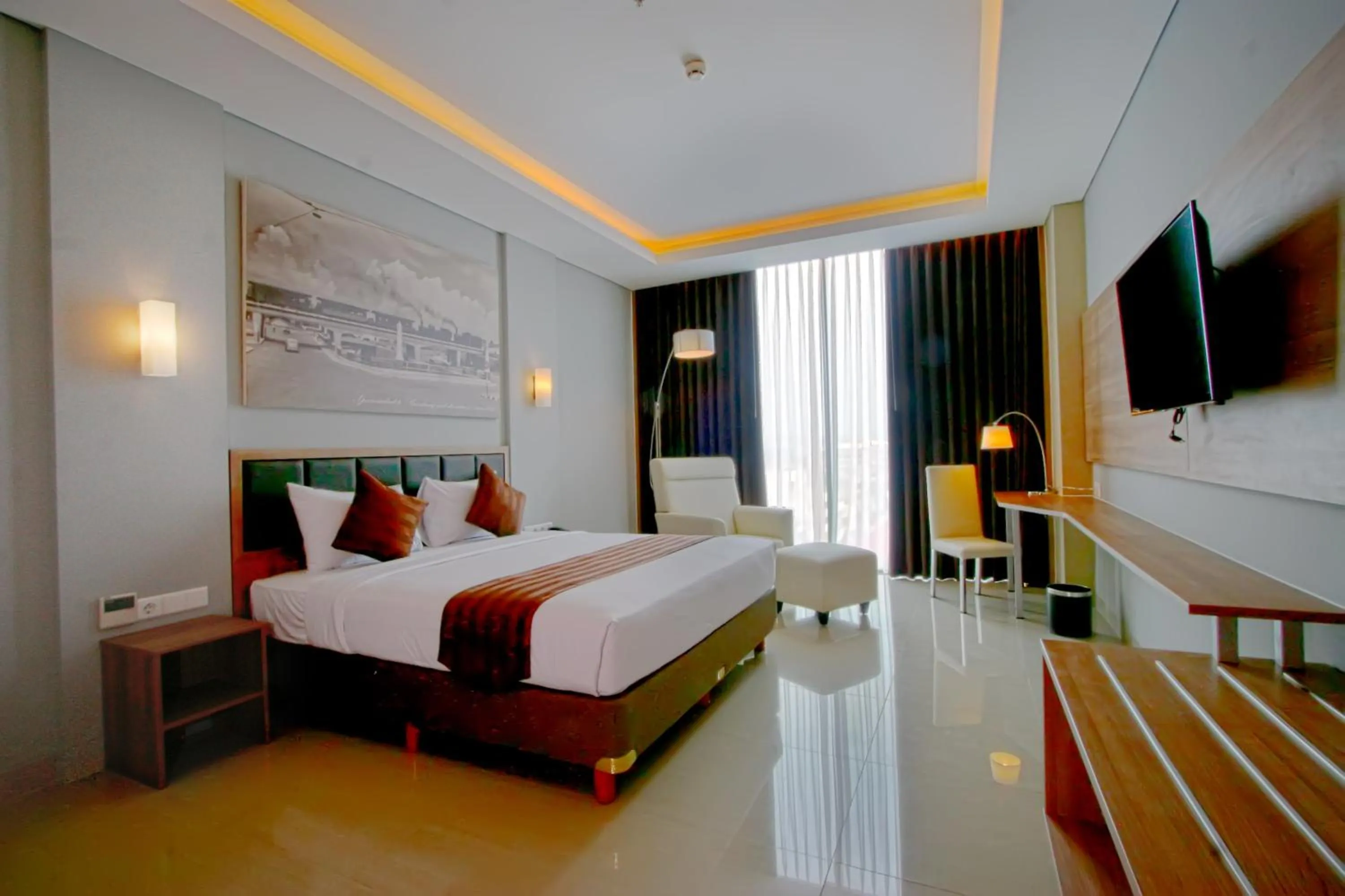 Bedroom, Bed in Pasar Baru Square Hotel Bandung
