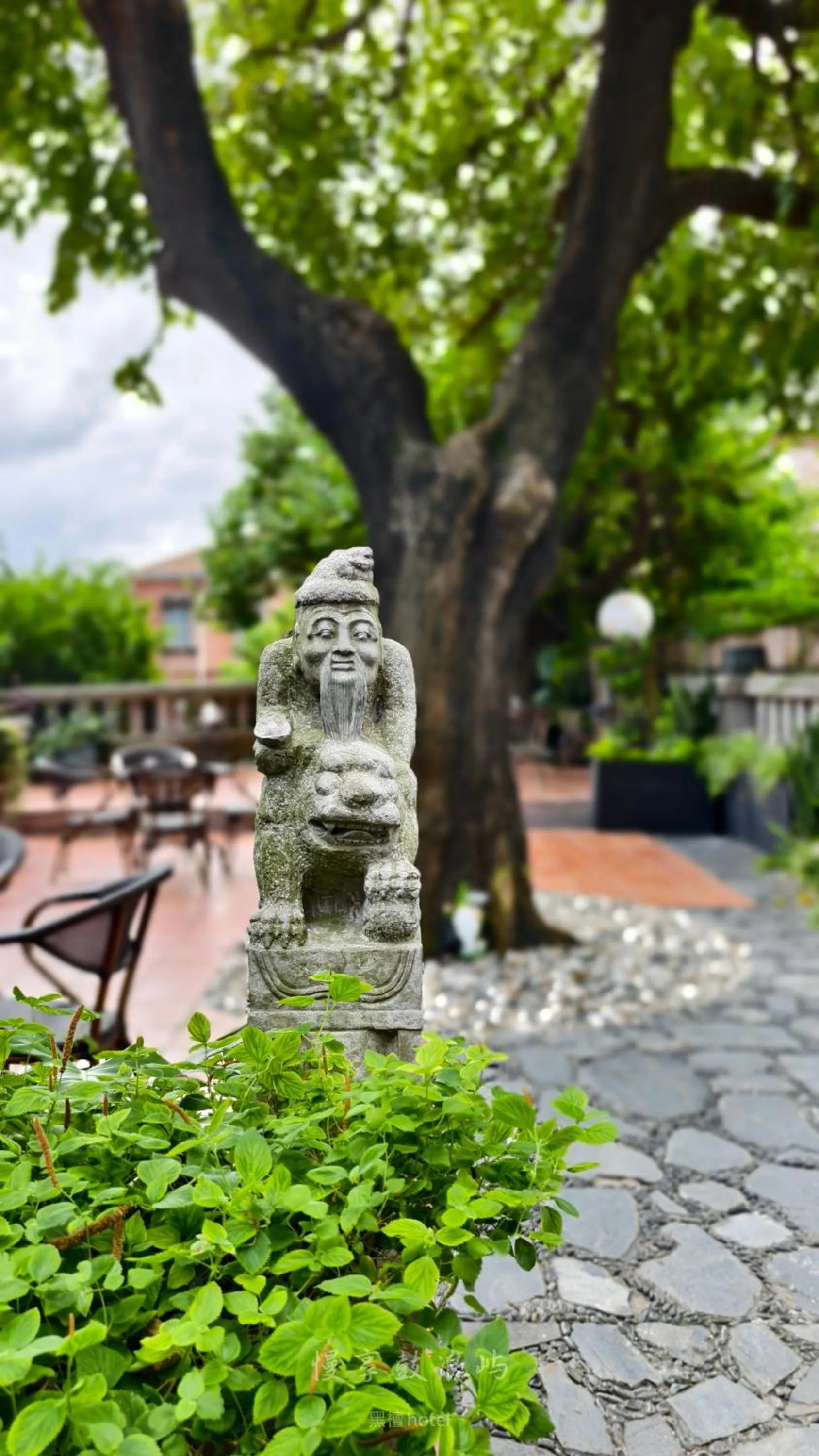 Garden view in Xiamen Gulangyu Heitan Hotel