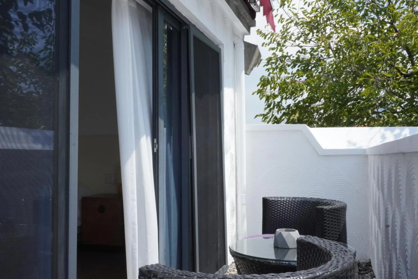 Balcony/Terrace in Xiamen Gulangyu Heitan Hotel