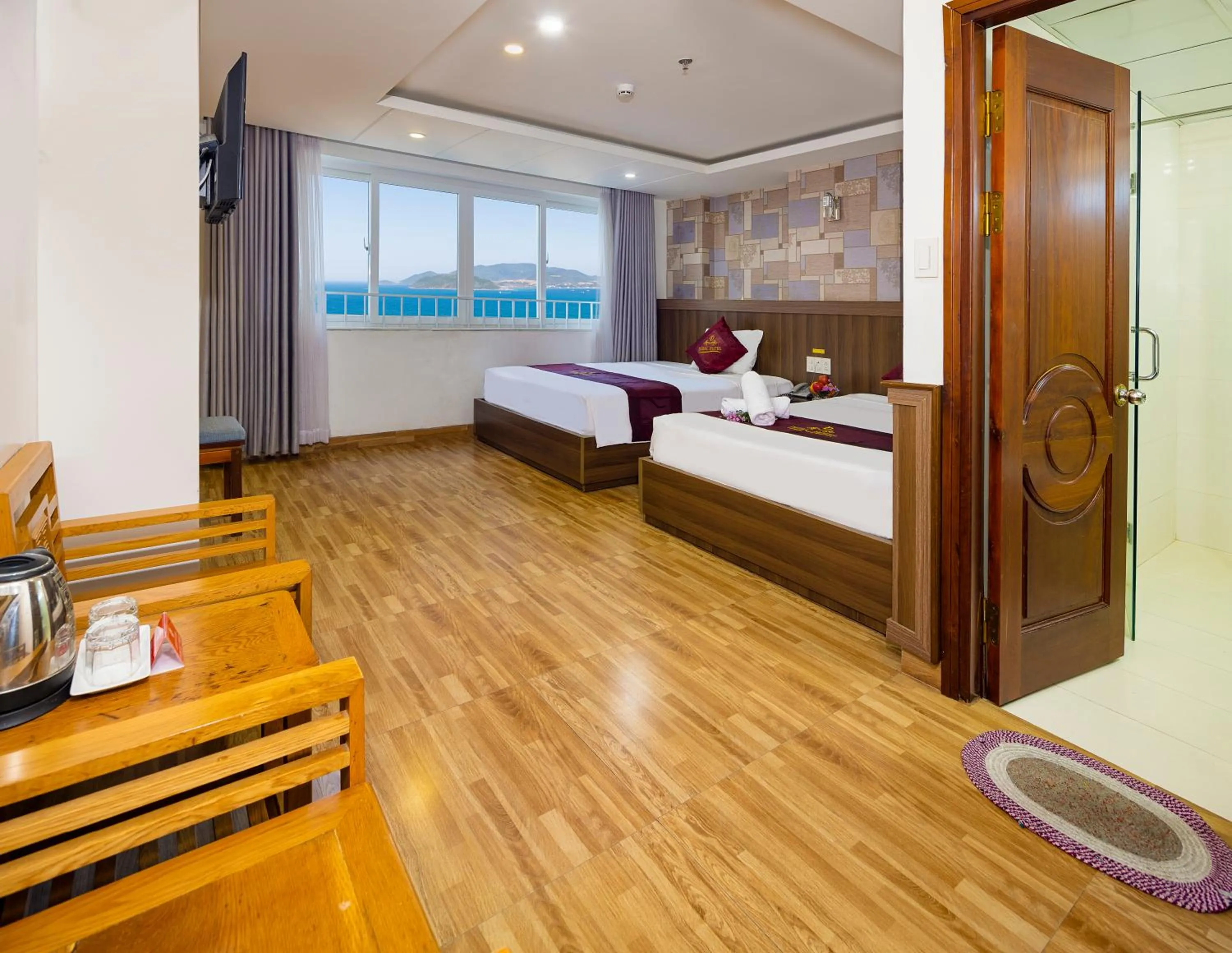 Bed in Dubai Nha Trang Hotel managed by HT