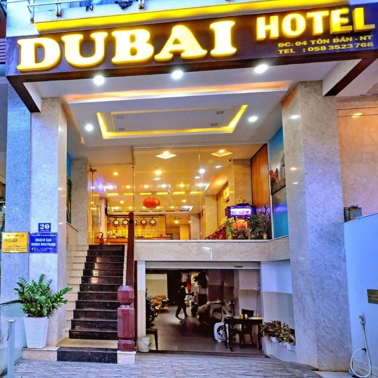Property building in Dubai Nha Trang Hotel managed by HT