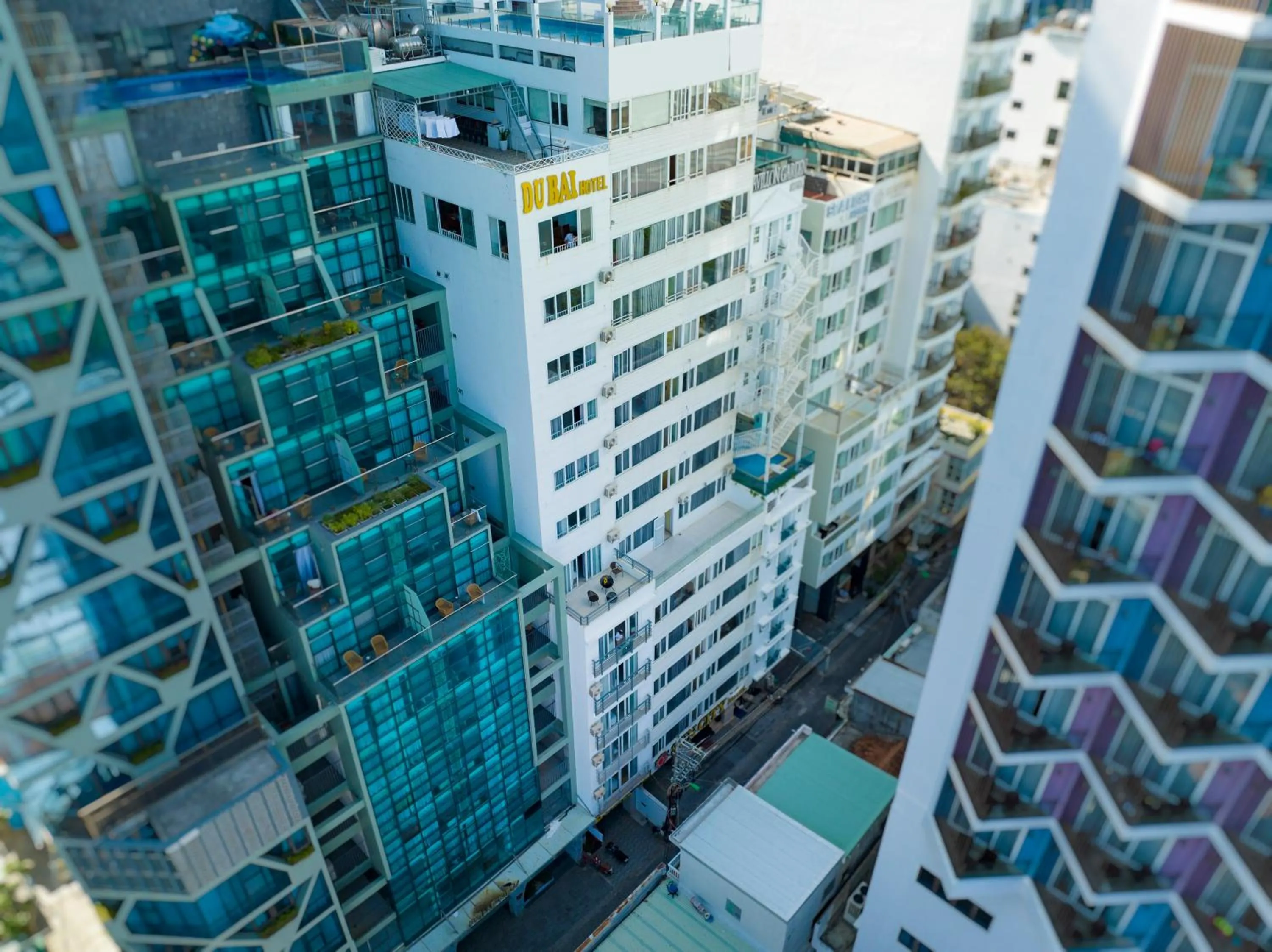 Property building in Dubai Nha Trang Hotel managed by HT