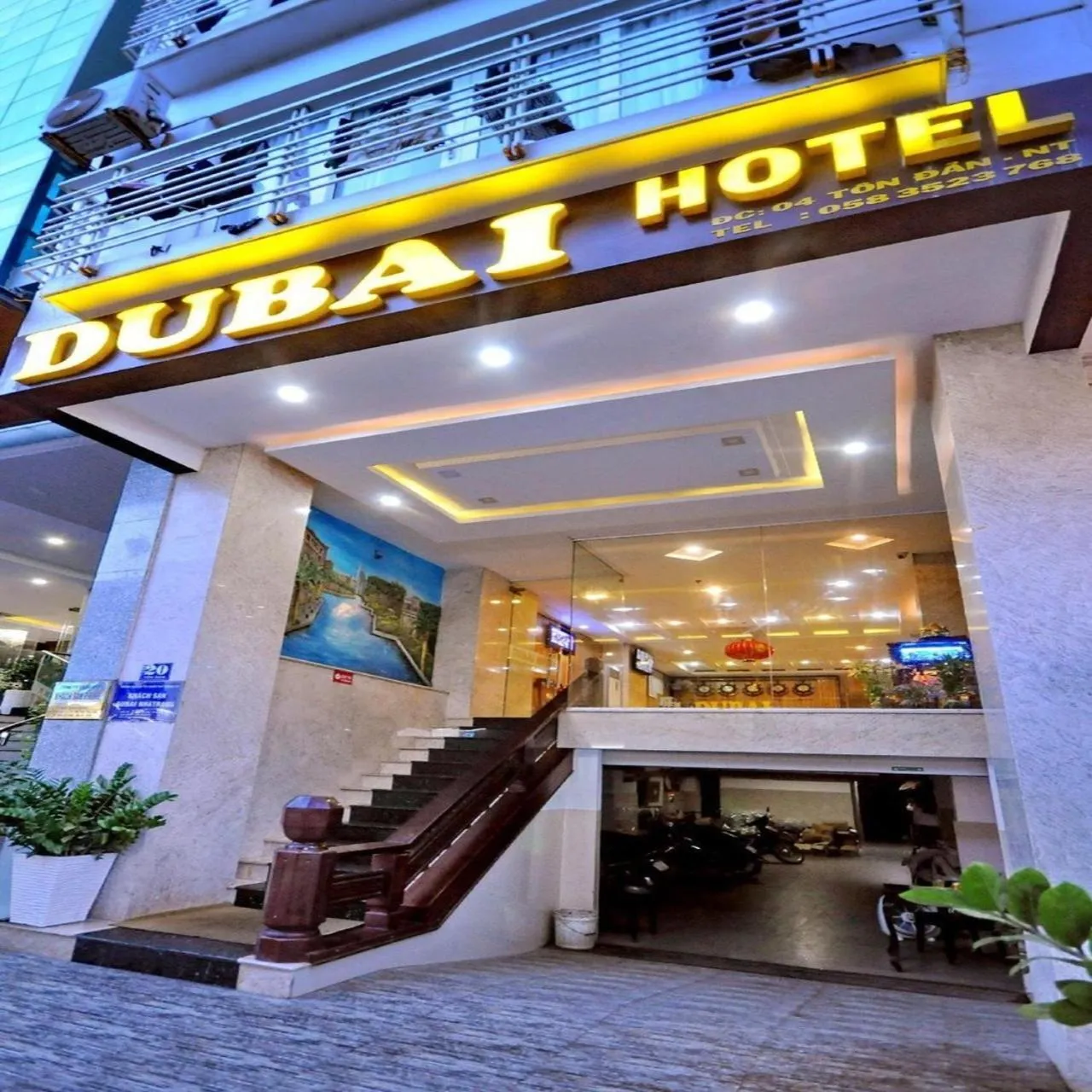 Property building in Dubai Nha Trang Hotel managed by HT