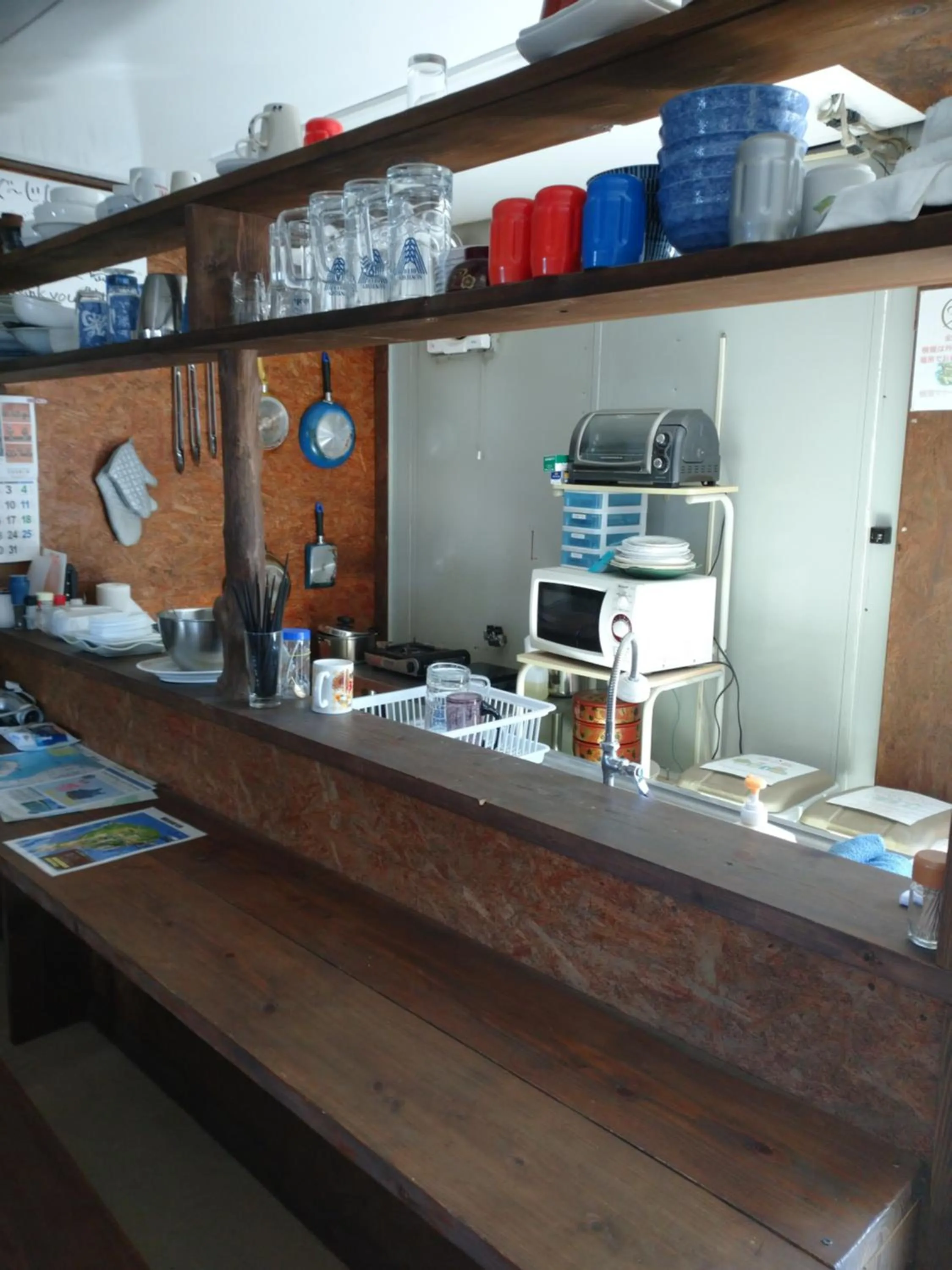 Kitchen or kitchenette in Sesoko Island Guest House Kafuu Village