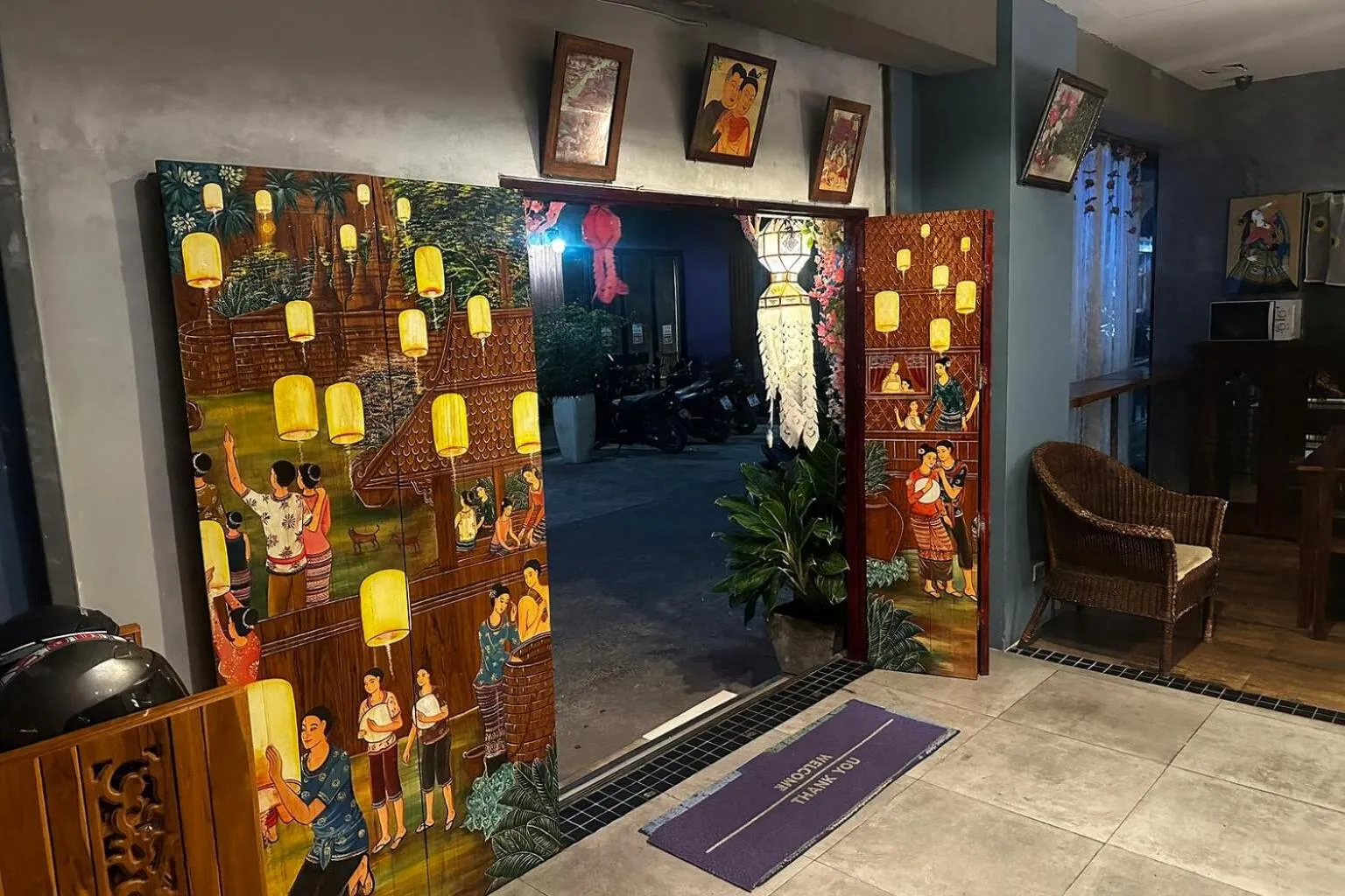 Lobby or reception in SawasdeeCiao Patong Guesthouse