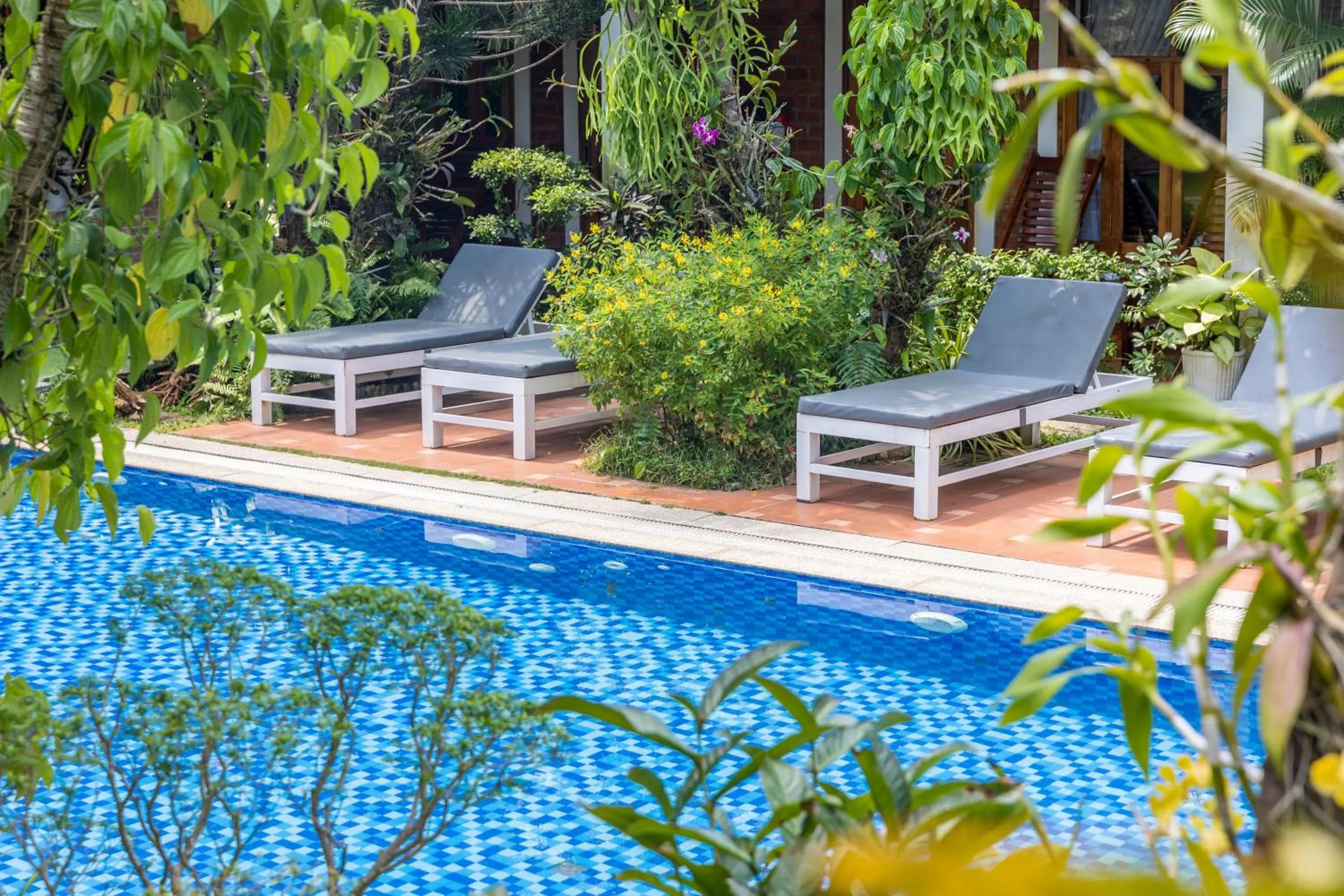 Swimming pool in Little Garden Bungalow