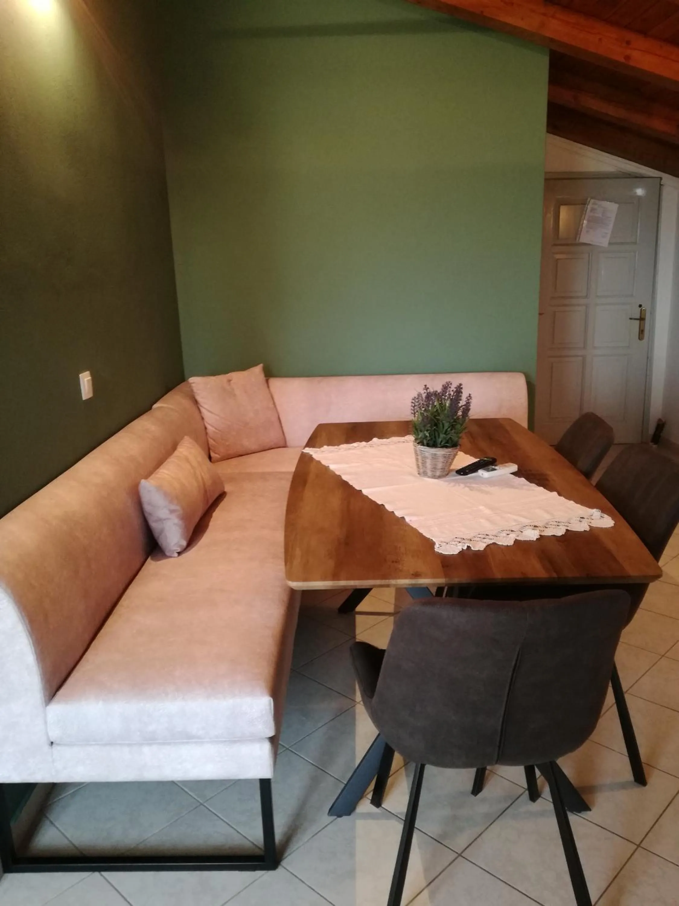 Seating area in Apartments Filoxenia Zois