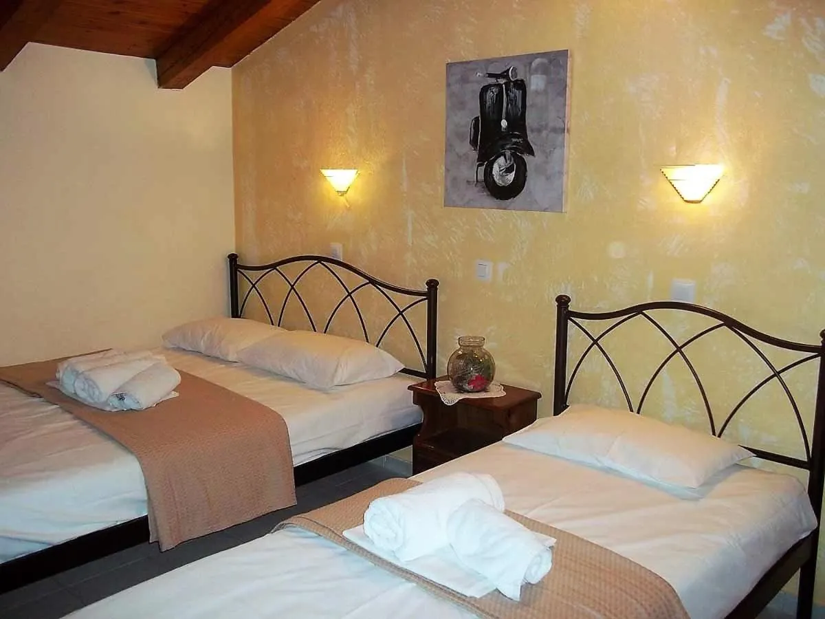 Bedroom, Bed in Apartments Filoxenia Zois