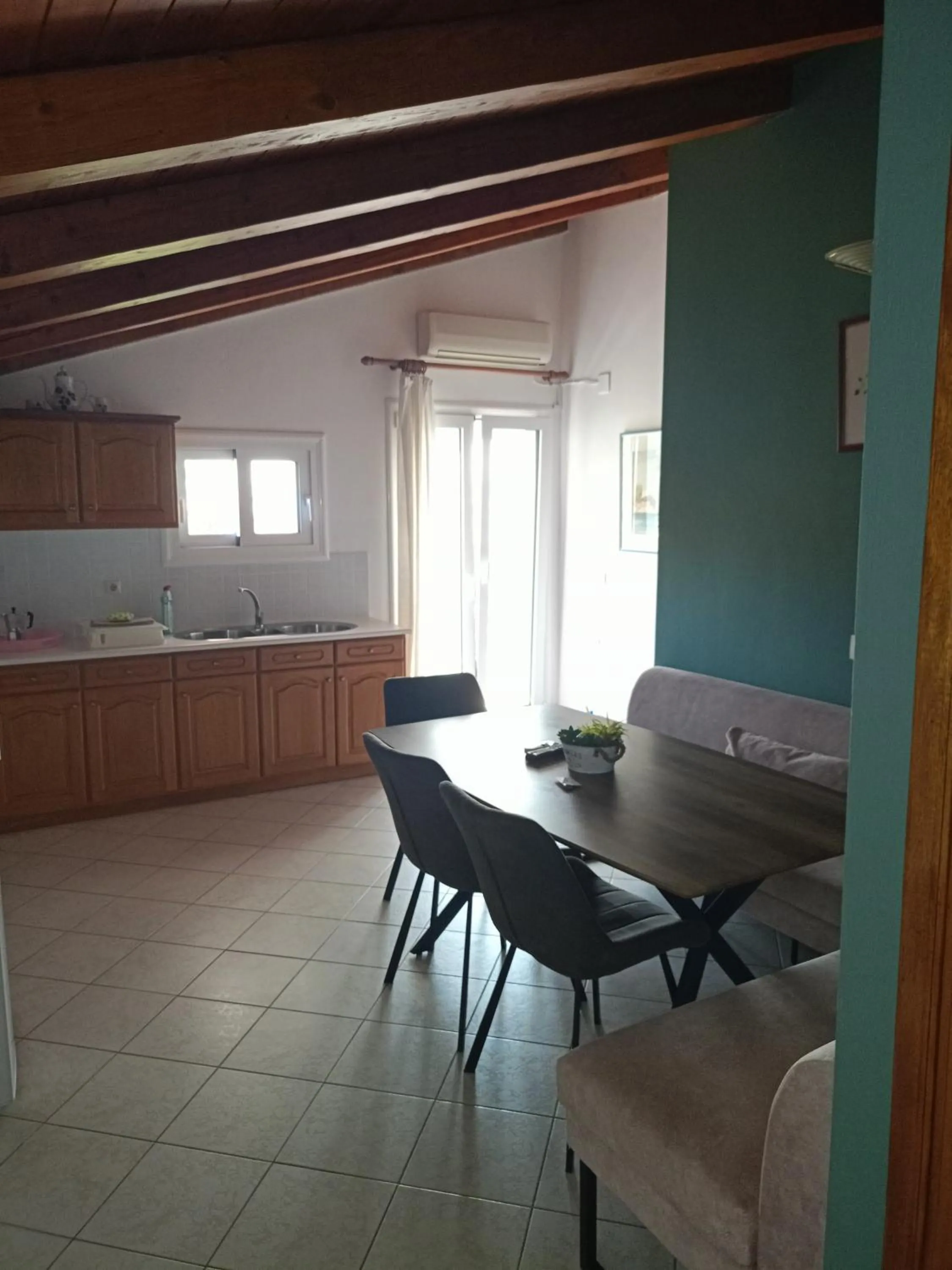 Seating area in Apartments Filoxenia Zois