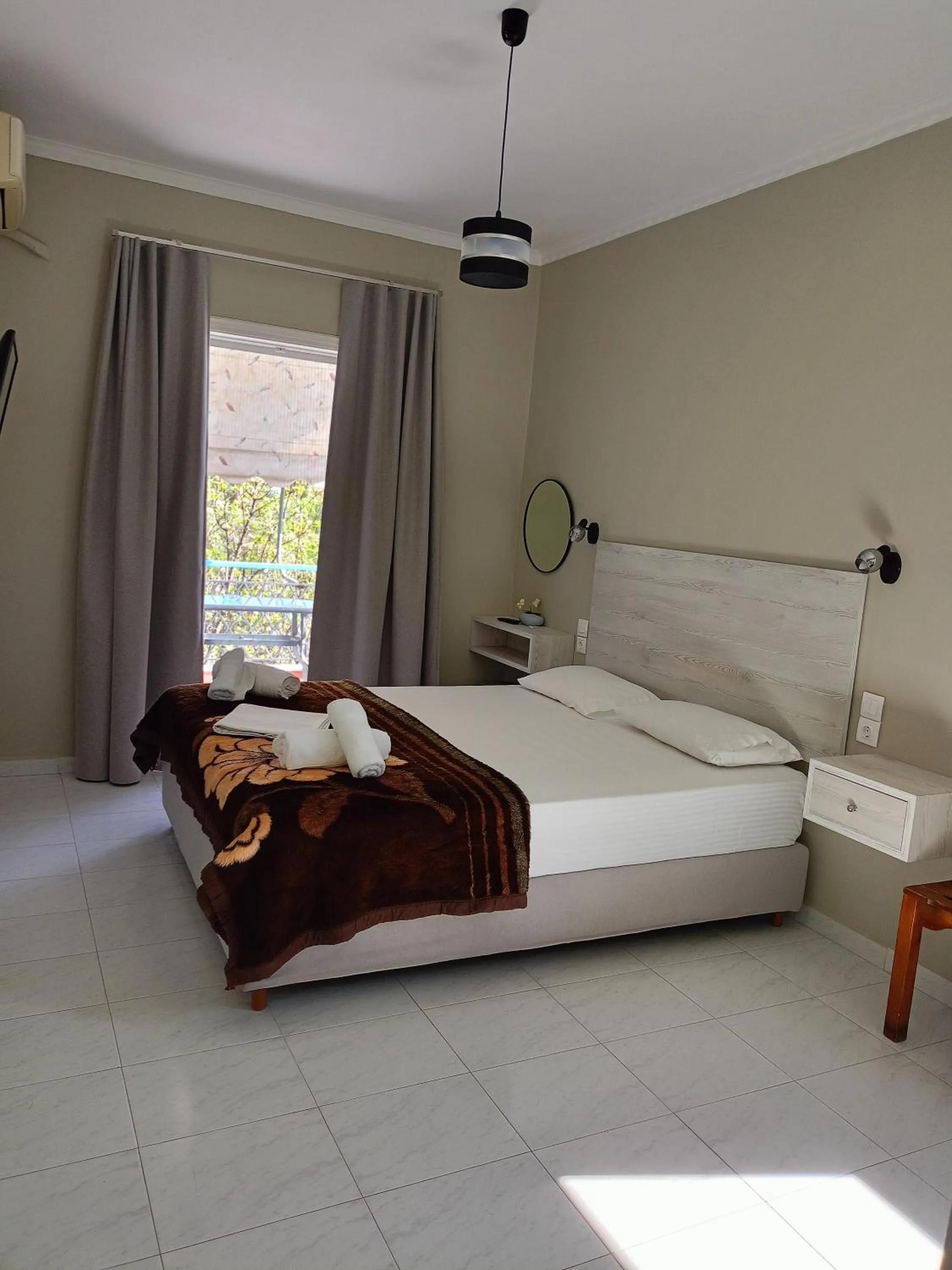 Bedroom, Bed in Apartments Filoxenia Zois
