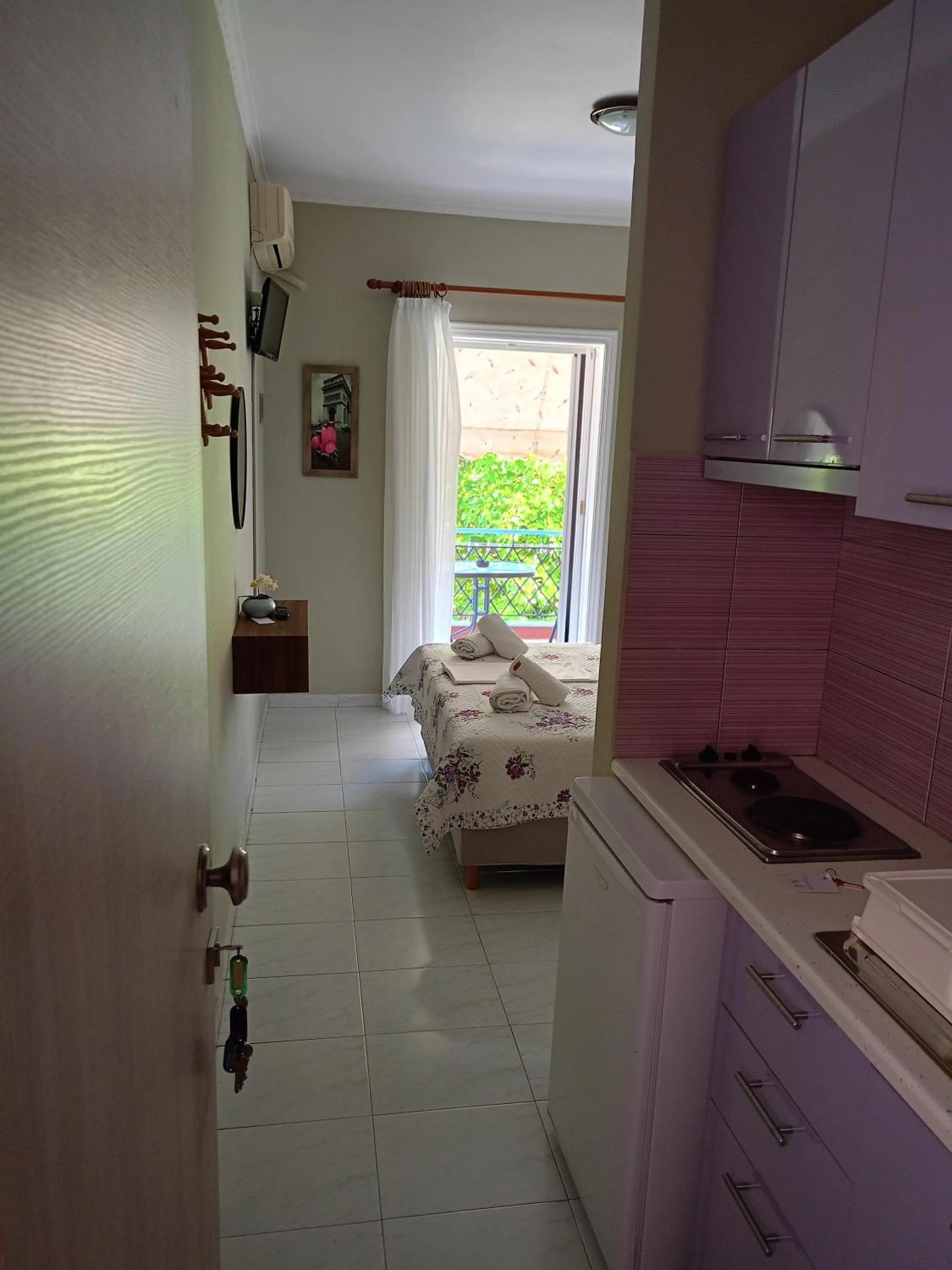 Kitchen or kitchenette in Apartments Filoxenia Zois