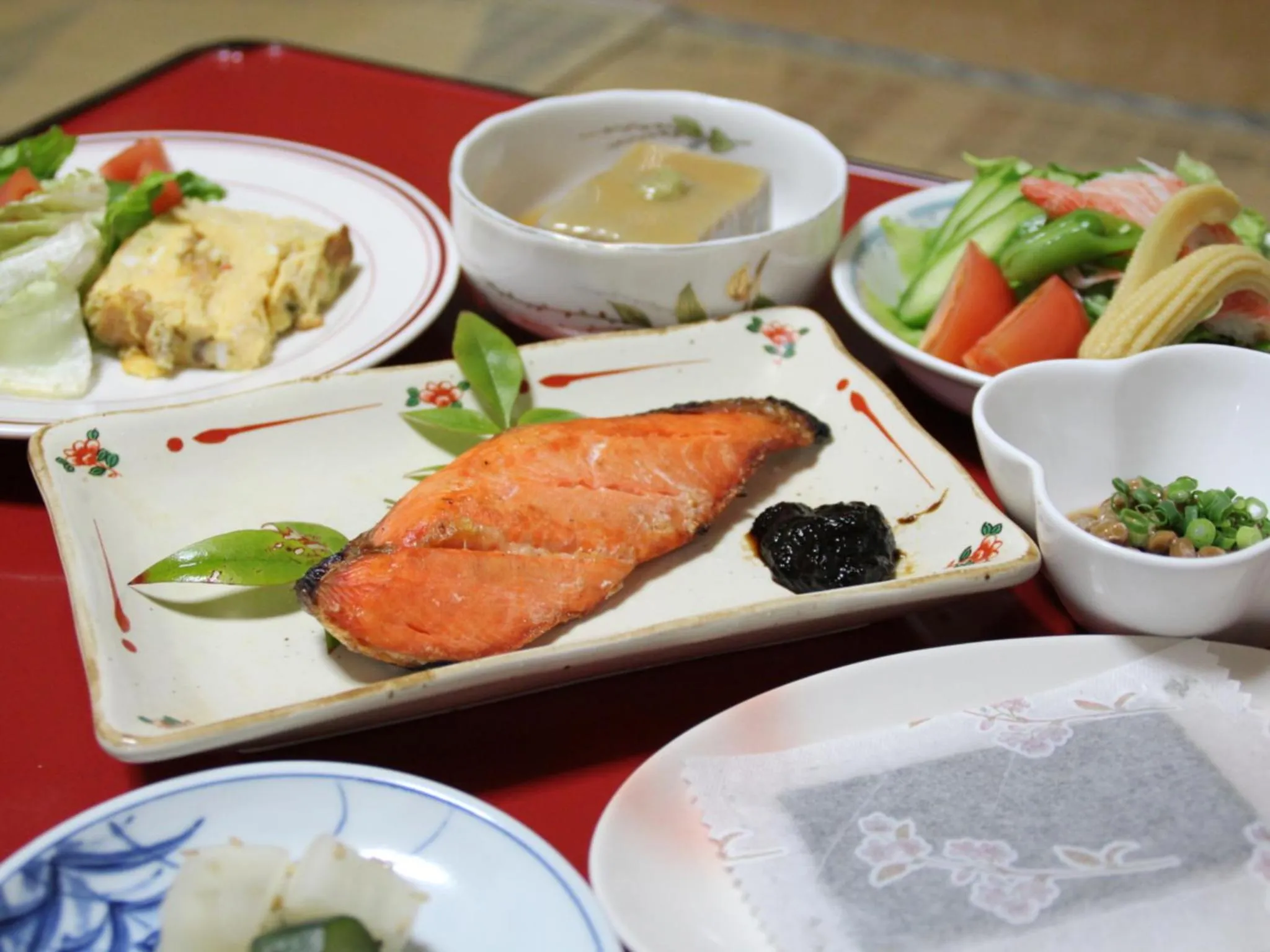 Asian breakfast in Kannawaso