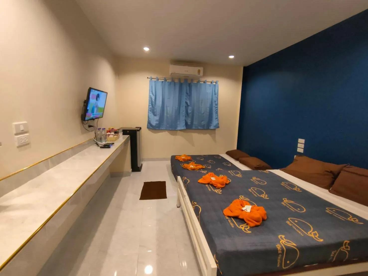 Bed in Banana Resort Sadao