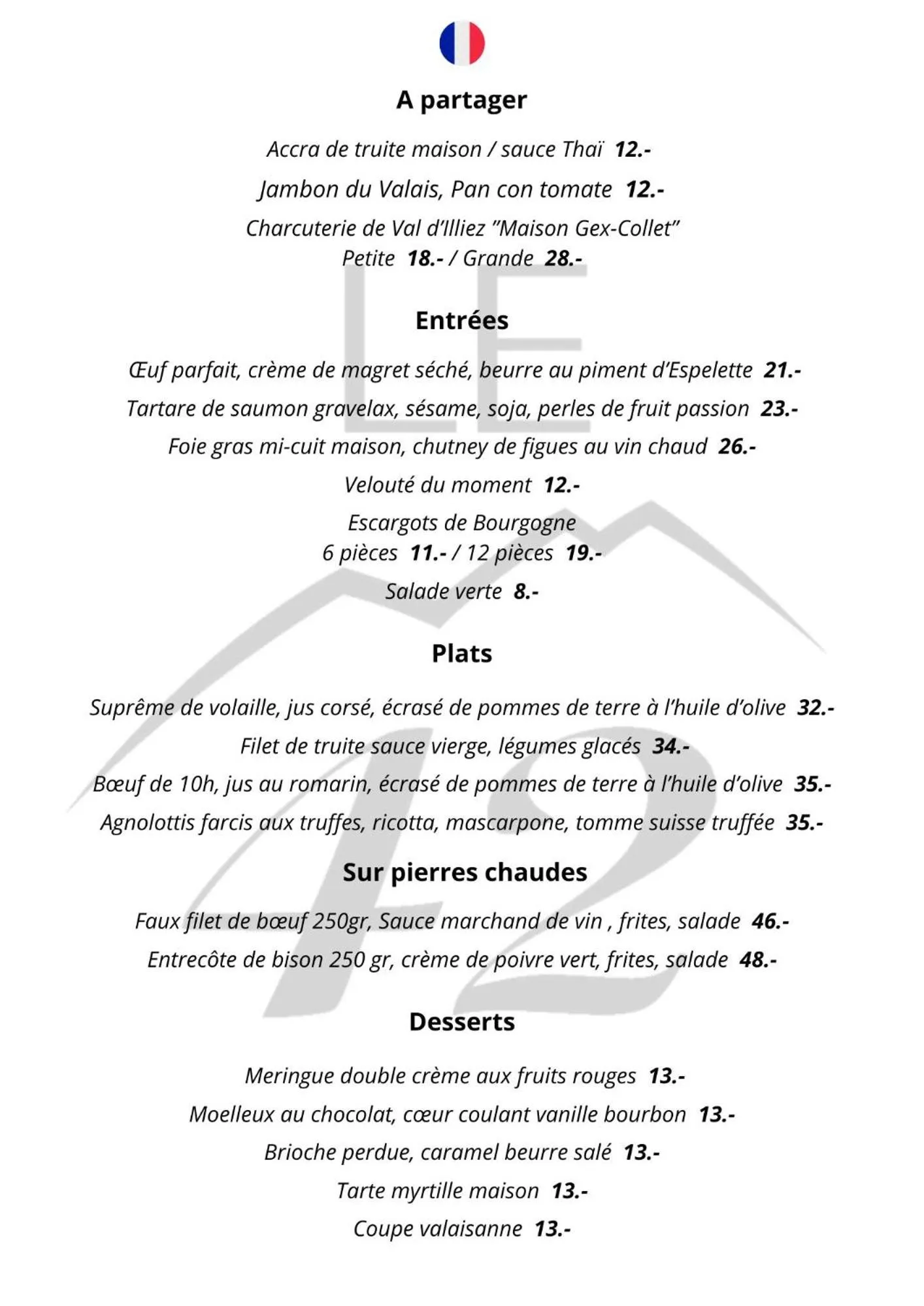 Restaurant/places to eat in Hôtel Le White - Le 42 Restaurant