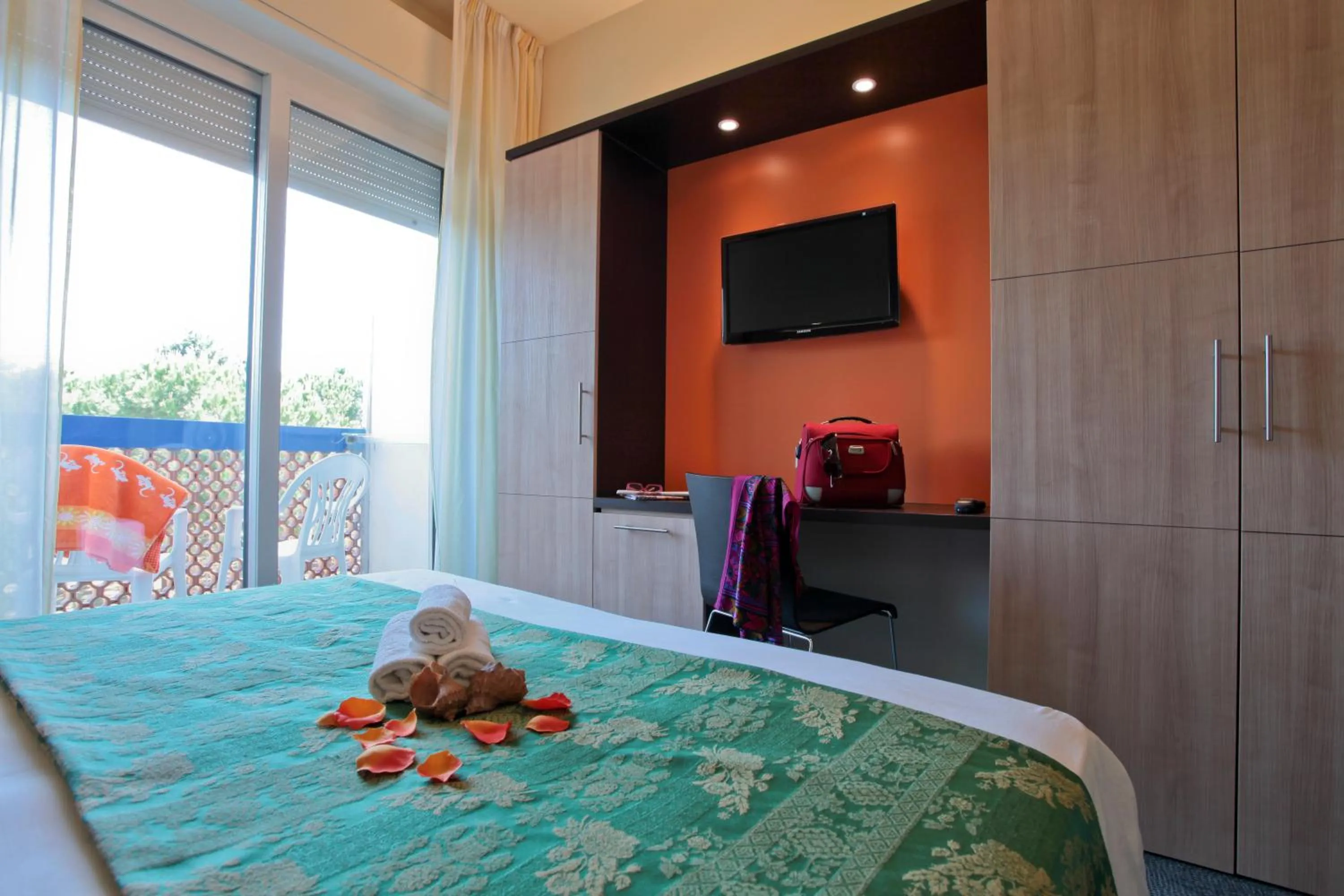 Bed in Hotel Sorriso