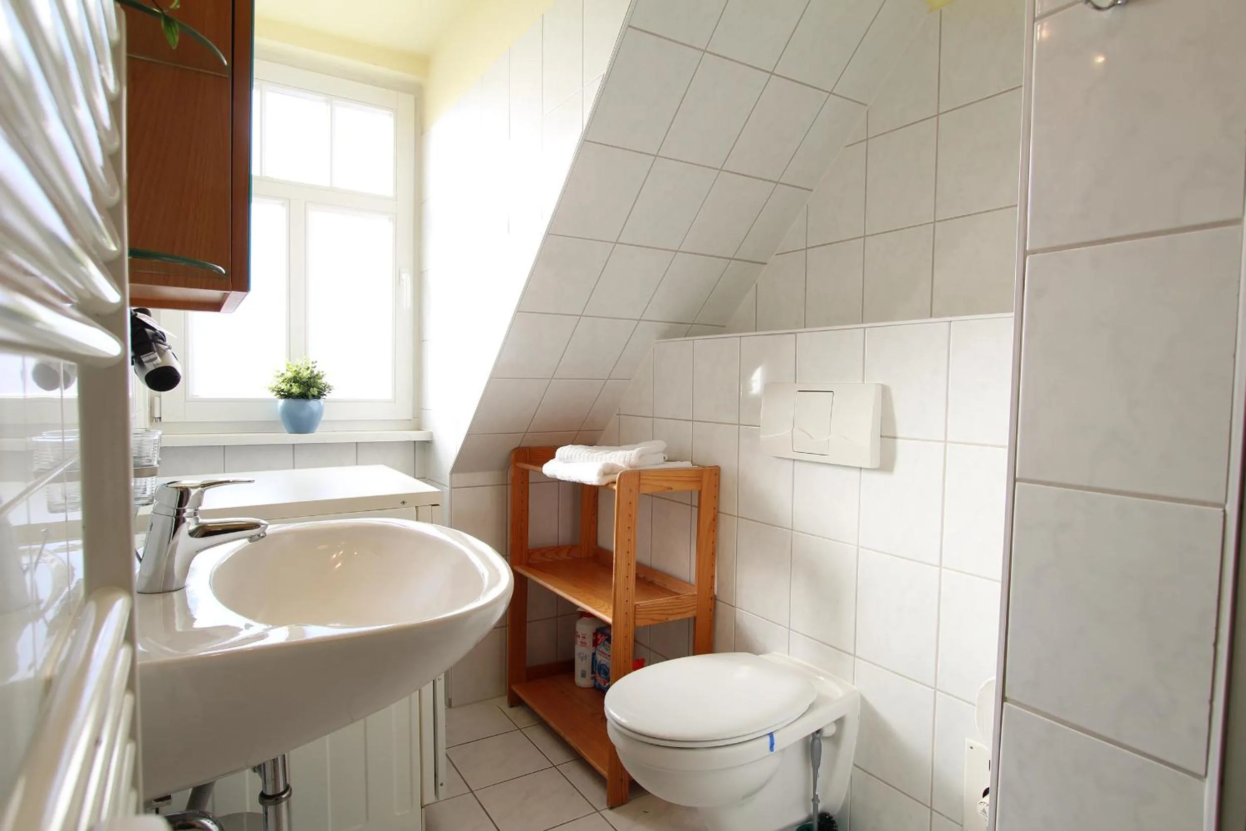 Bathroom in Ferienwohnung Möwennest