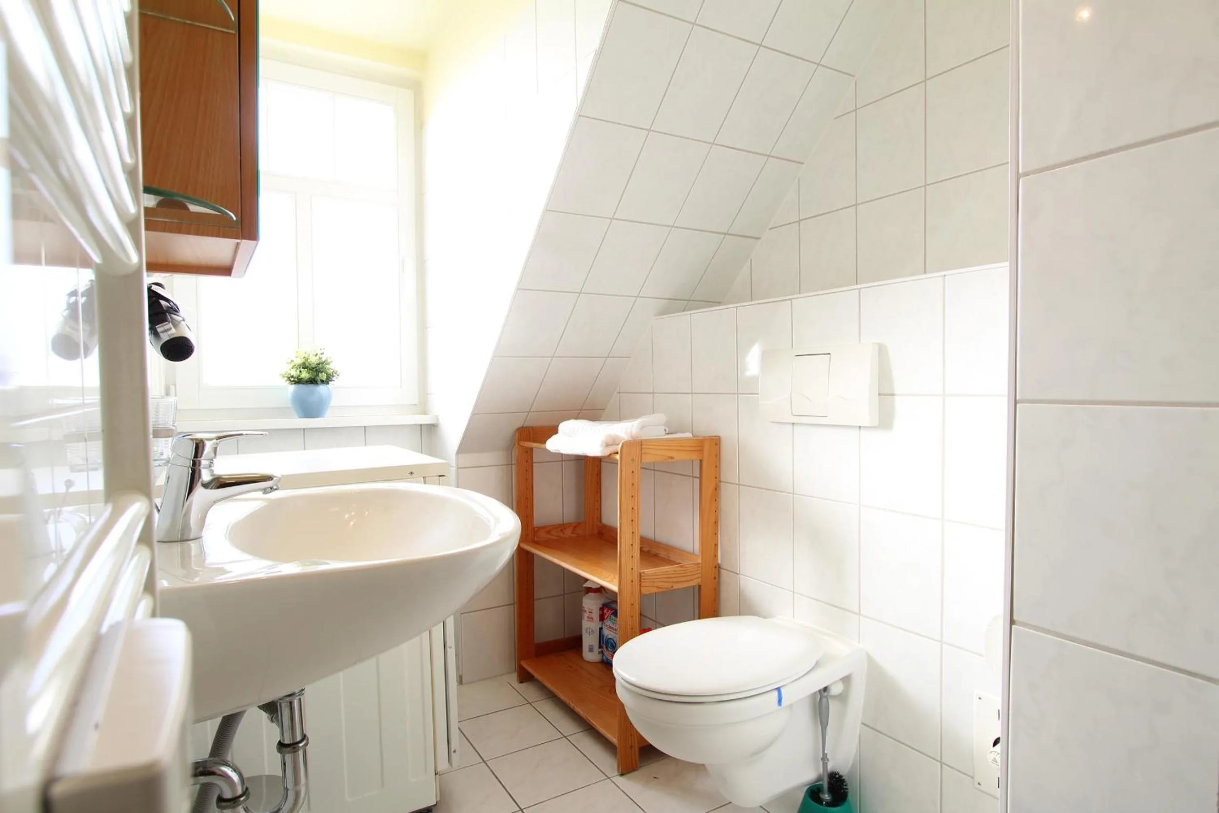 Bathroom in Ferienwohnung Möwennest