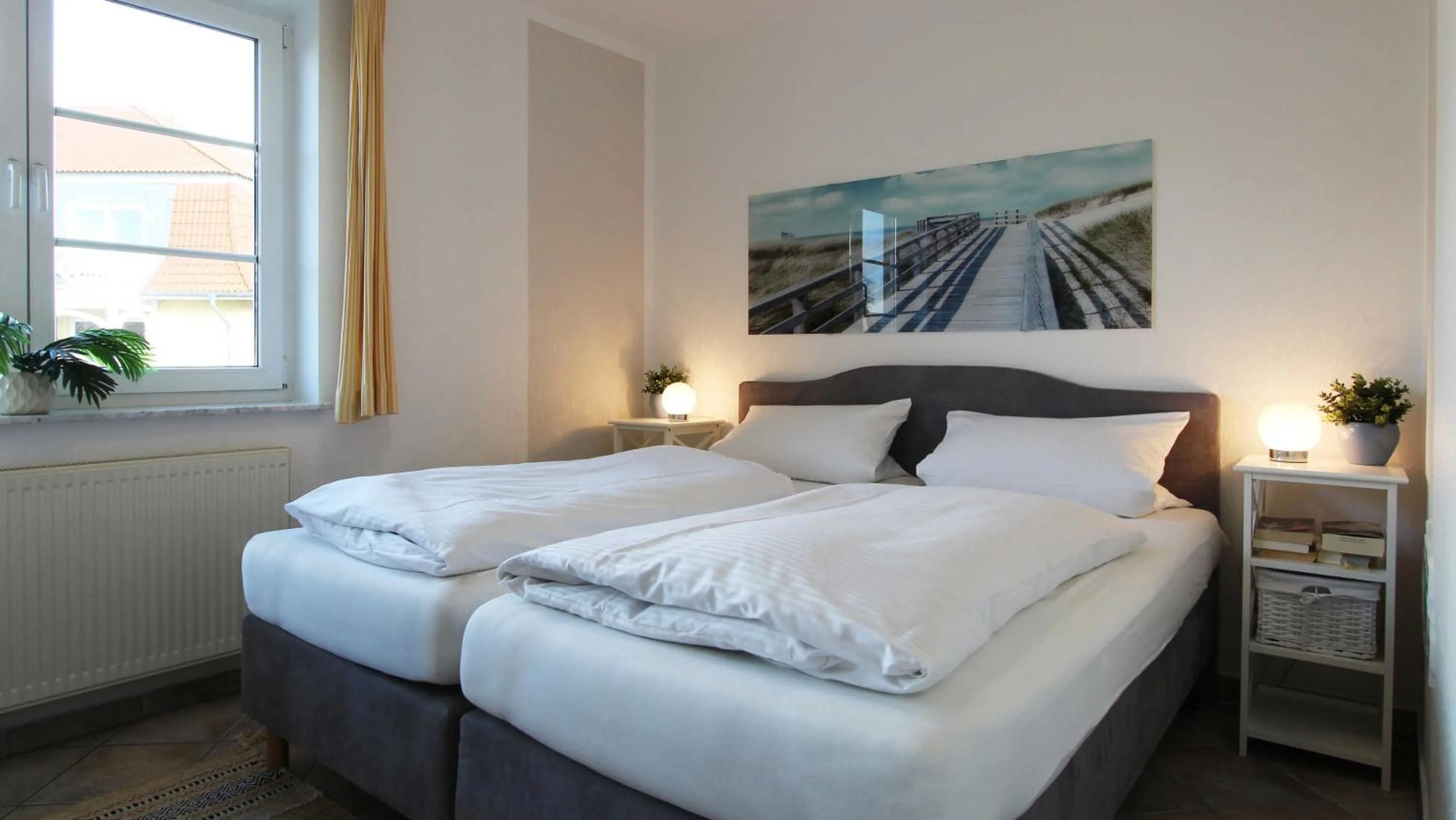 Bedroom, Bed in Ferienwohnung Ostseeinsel