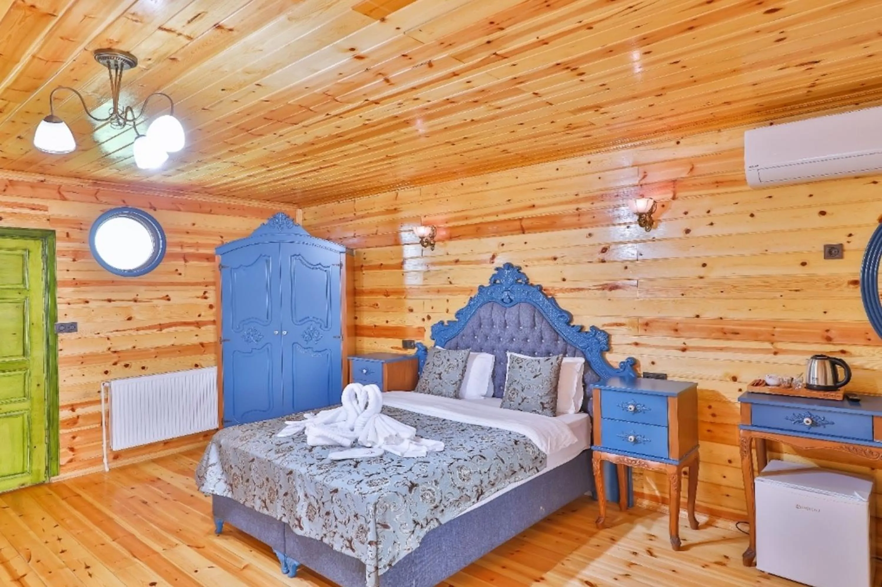 Bed in Agva Teras Garden Hotel & Bungalow