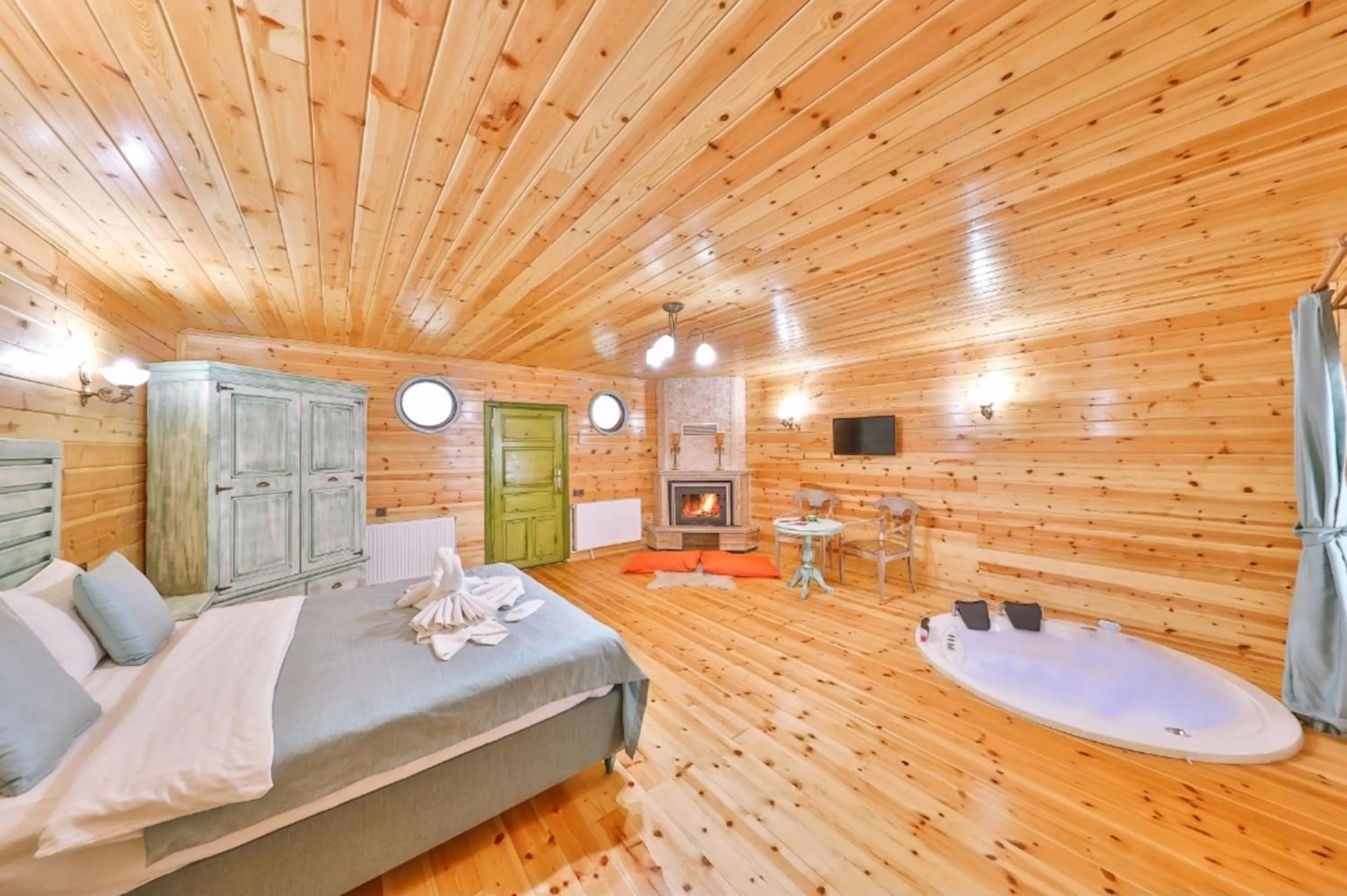 Bed in Agva Teras Garden Hotel & Bungalow