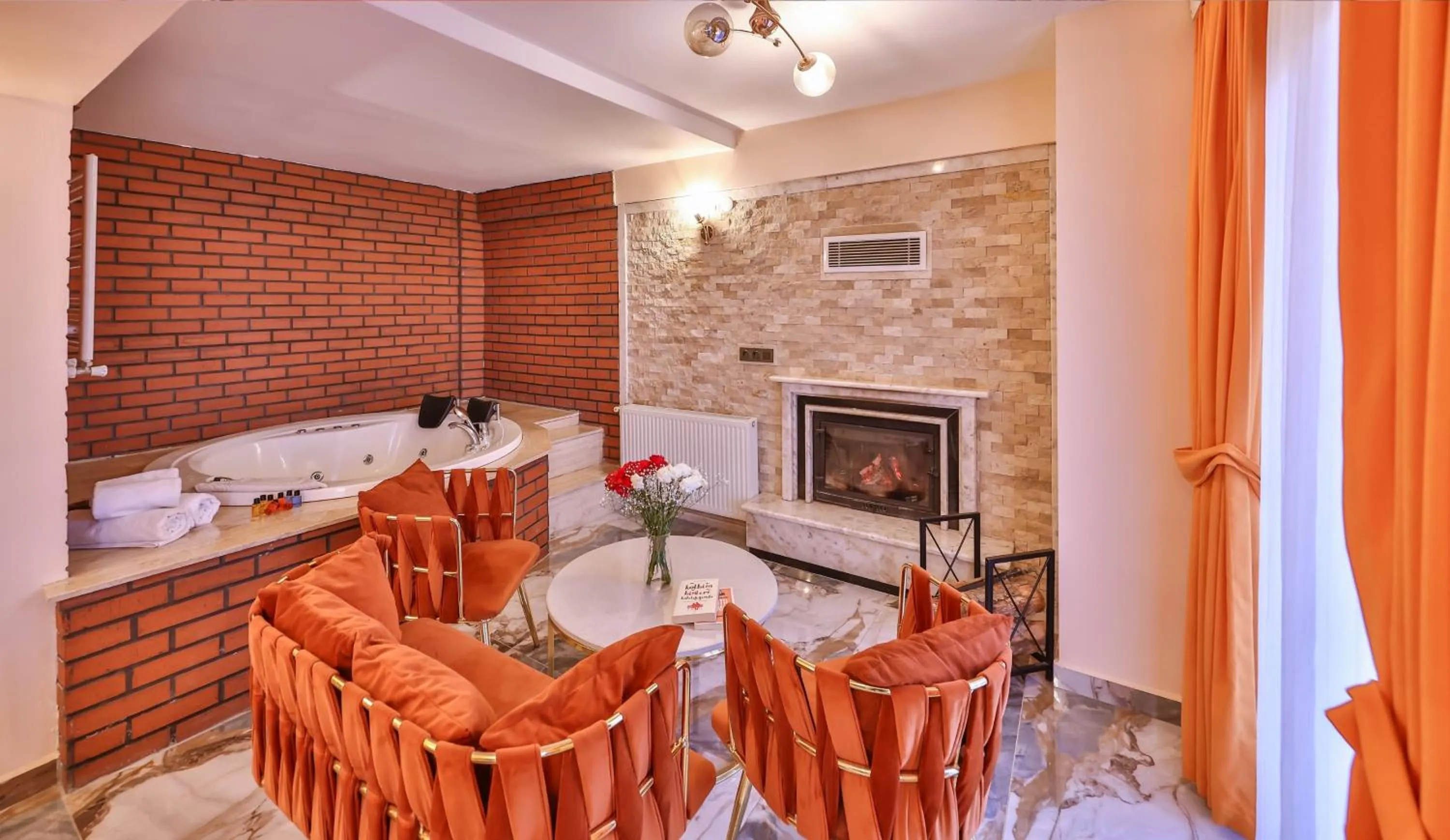 Seating area in Agva Teras Garden Hotel & Bungalow