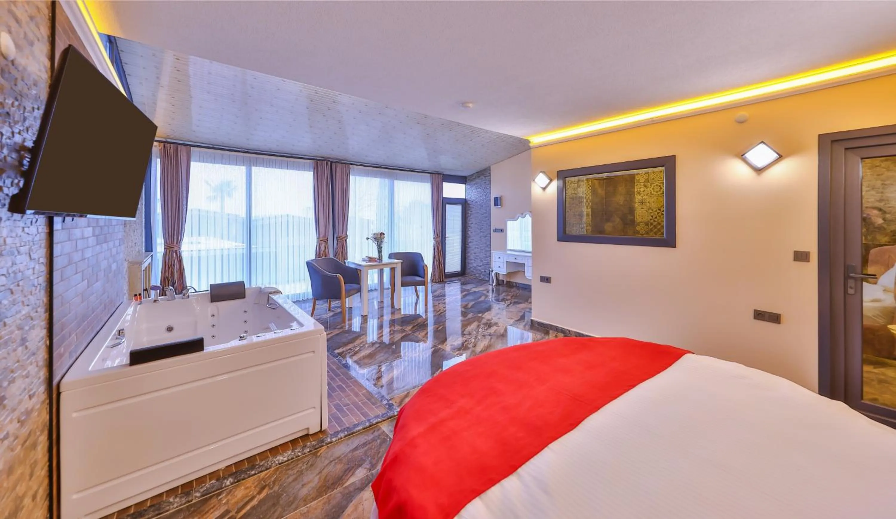 TV and multimedia in Agva Teras Garden Hotel & Bungalow