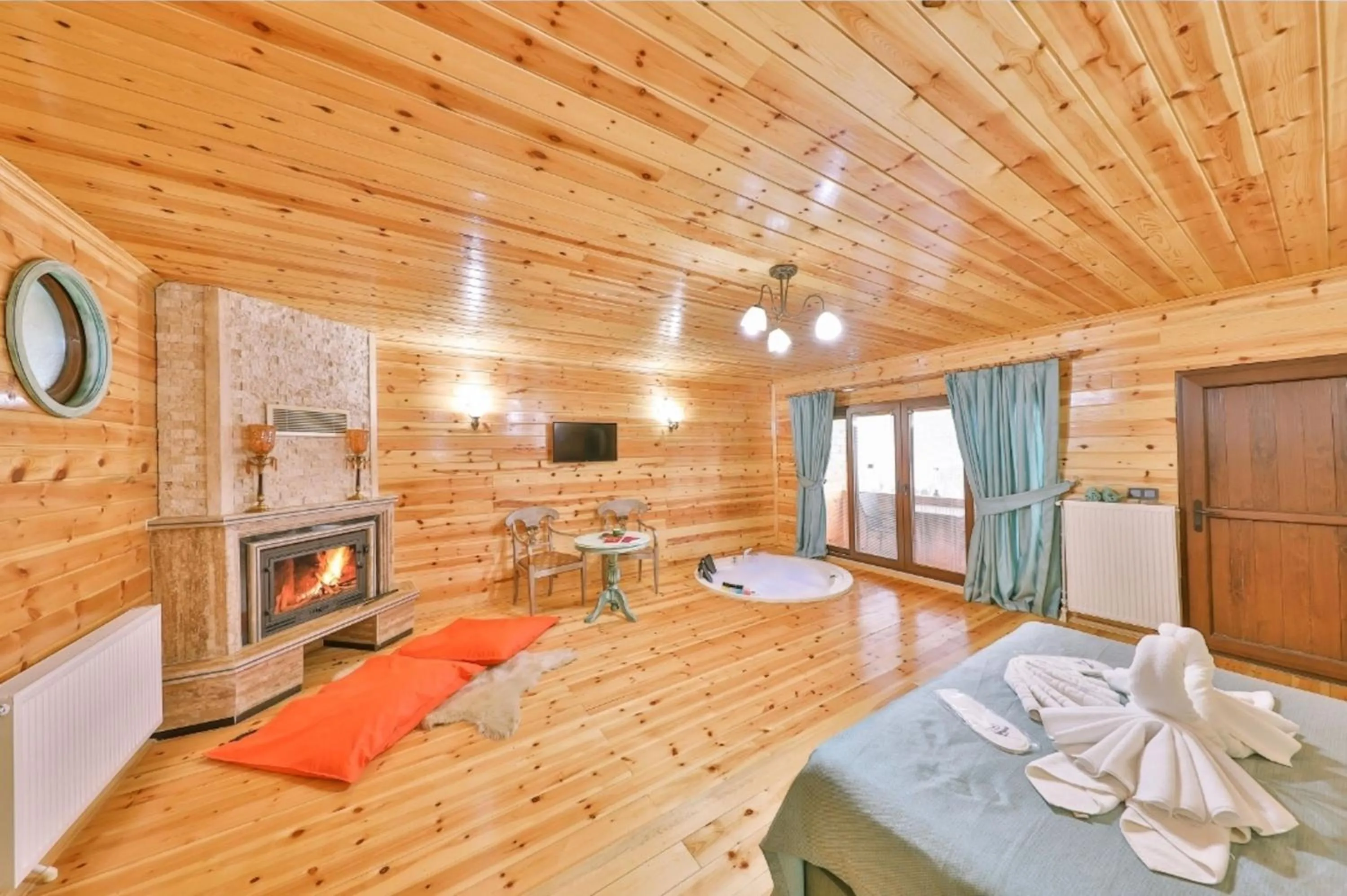 Bed in Agva Teras Garden Hotel & Bungalow