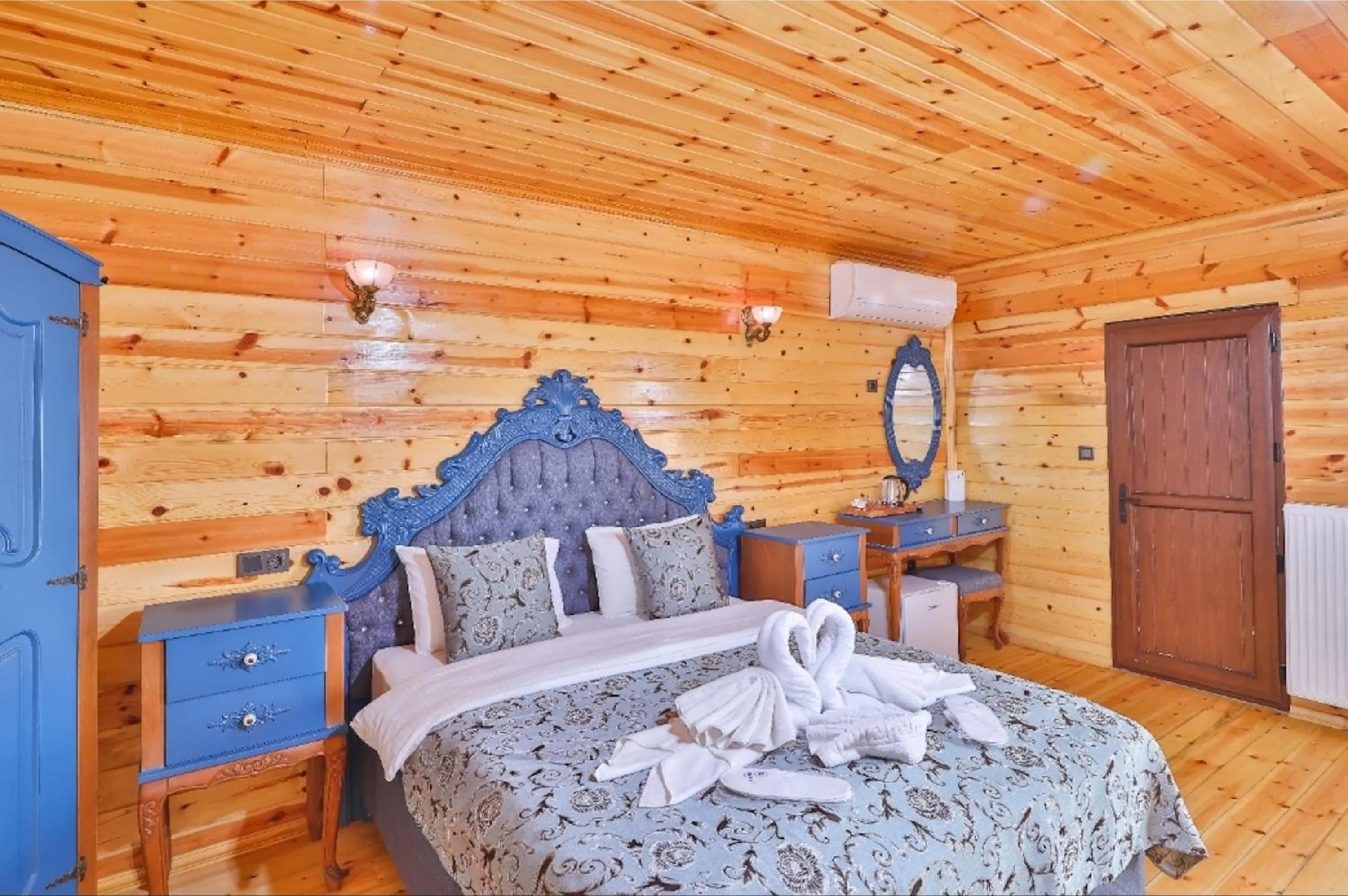 Bed in Agva Teras Garden Hotel & Bungalow