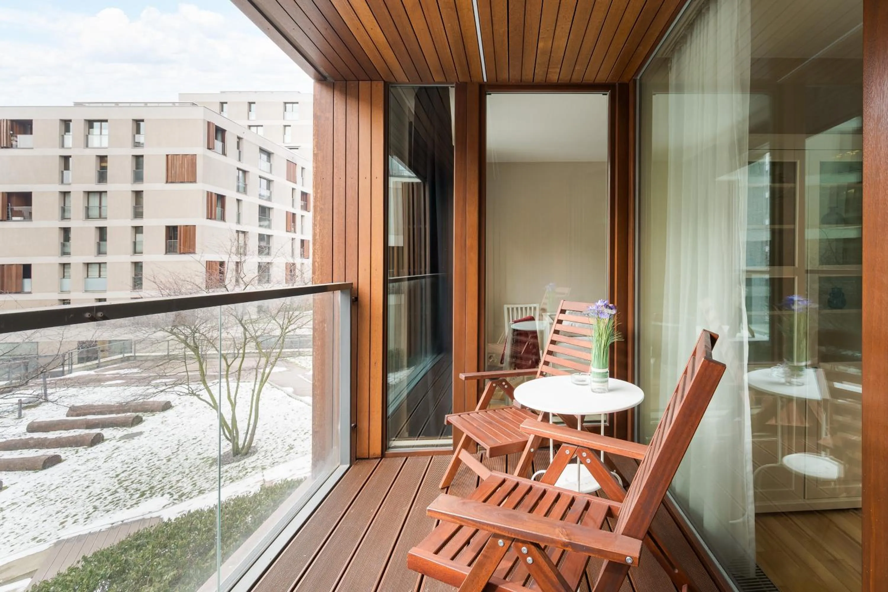 Balcony/Terrace in GO Apartments - ApartHotel