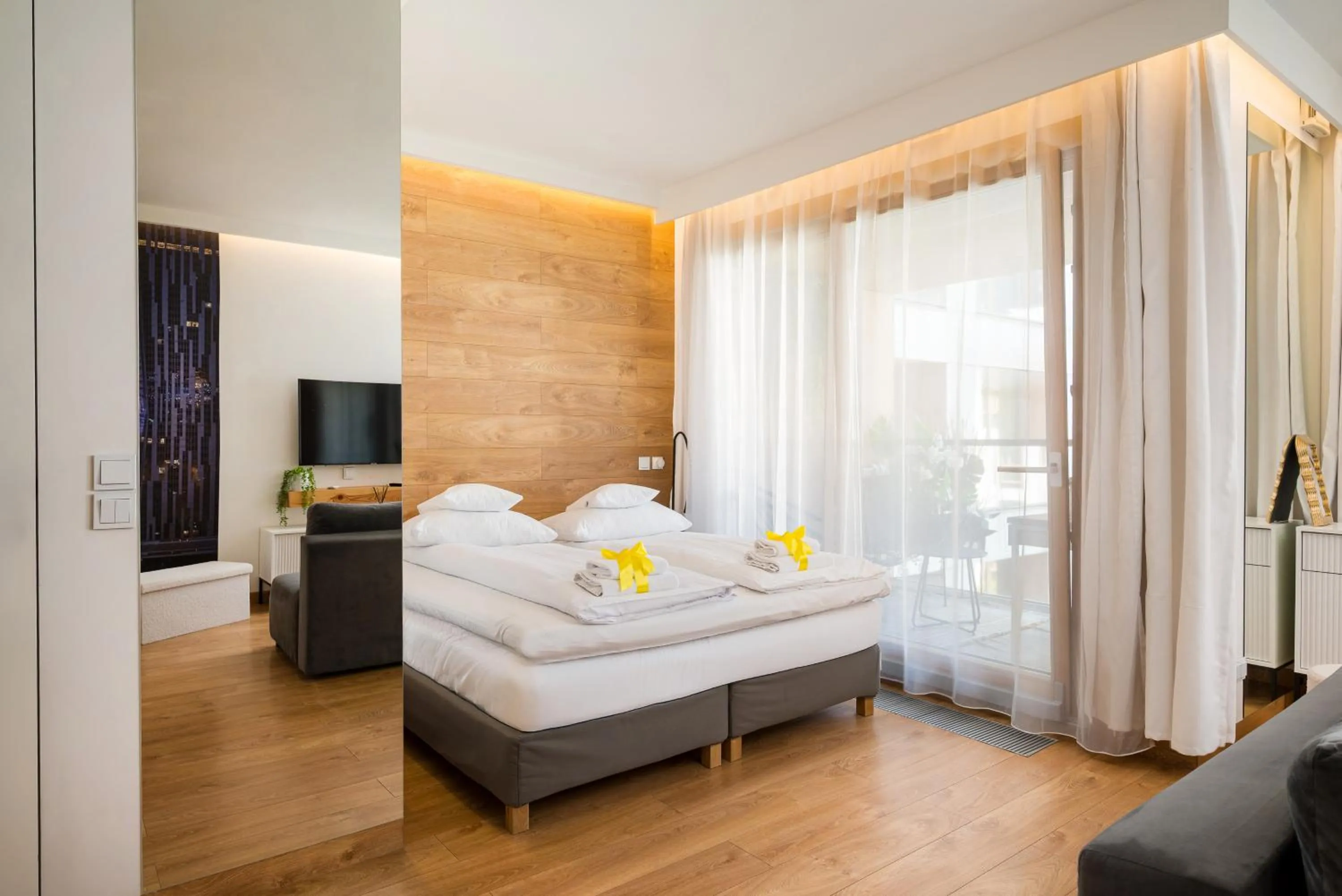 Bed in GO Apartments - ApartHotel